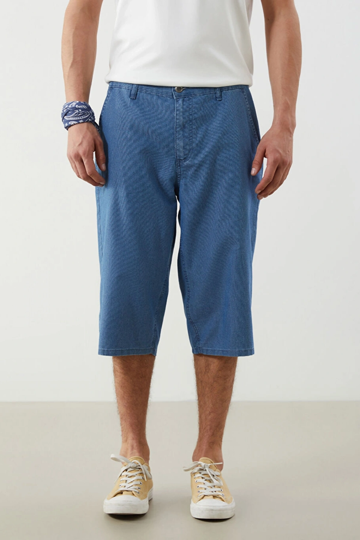 LCW Jeans Indigo Standart Kalıp Erkek Jean Şort