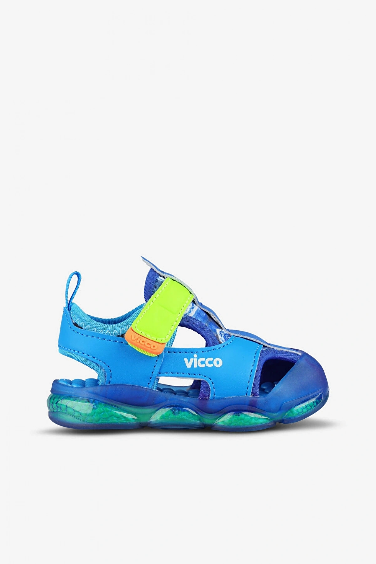Vicco Live İlk Adım Bebek Ortopedik Işıklı Çocuk Spor Sandalet PUDRA