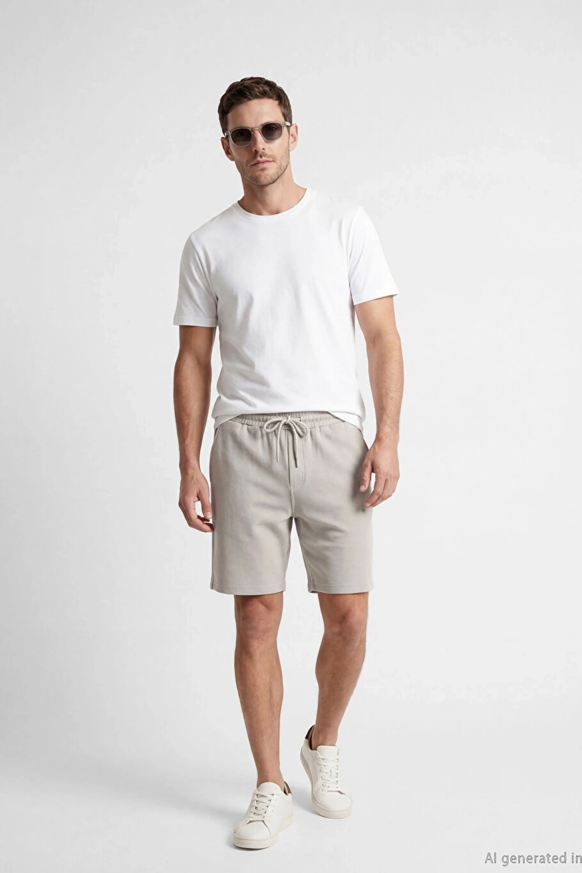 LCWAIKIKI Classic Gri Standart Kalıp Erkek Şort