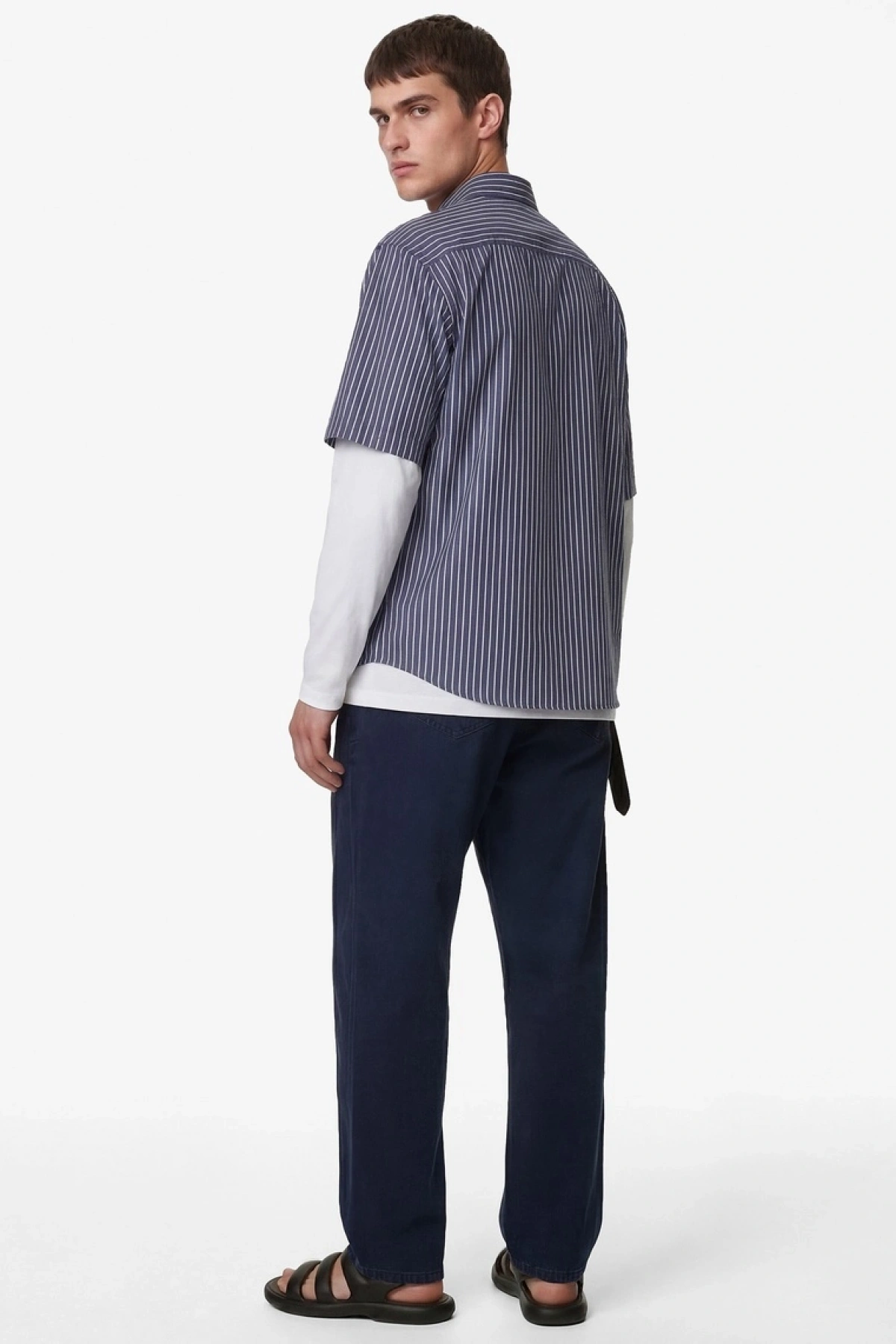 KOTON Regular Fit Normal Bel Pamuklu Bol Beli Bağcıklı Baggy Jean Pantolon