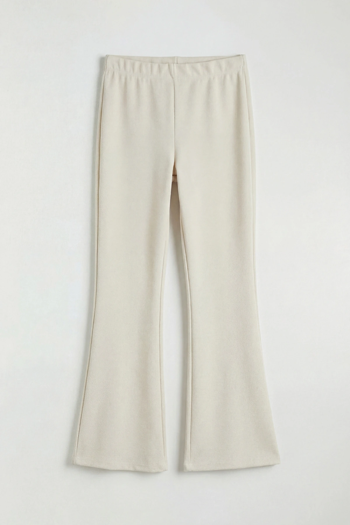 LCW Kids Gri Beli Lastikli Ispanyol Paça Kız Çocuk Tayt