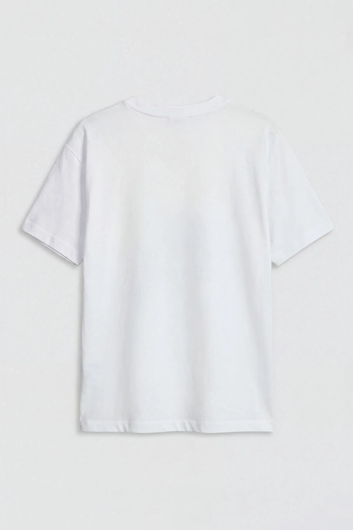 LCW Kids Beyaz Ayı Baskılı Taşlı Kız Çocuk Tişört