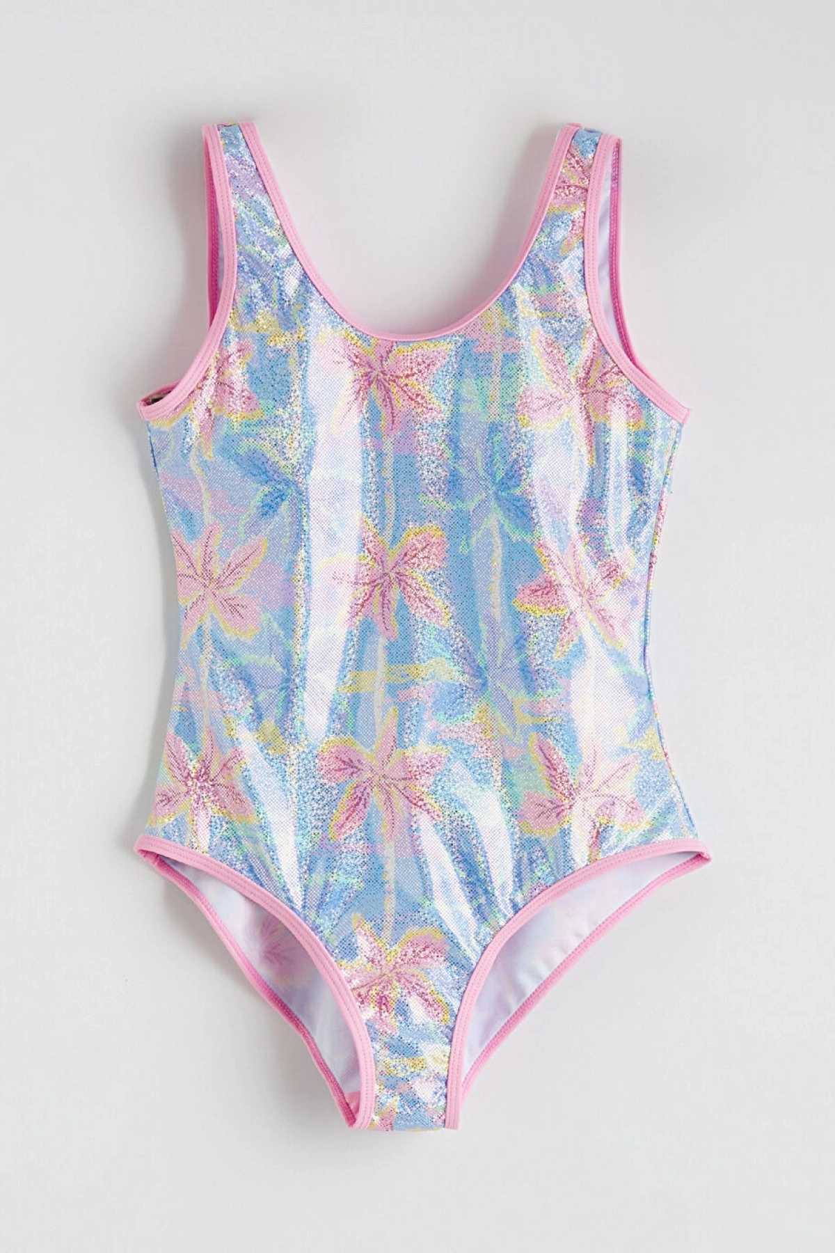 LCW  Karışık Baskılı Kız Çocuk Mayo