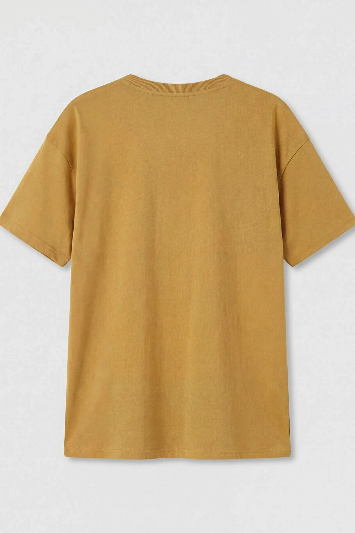 LCW Kids Sarı Bisiklet Yaka Nyc Baskılı Erkek Çocuk Tişört