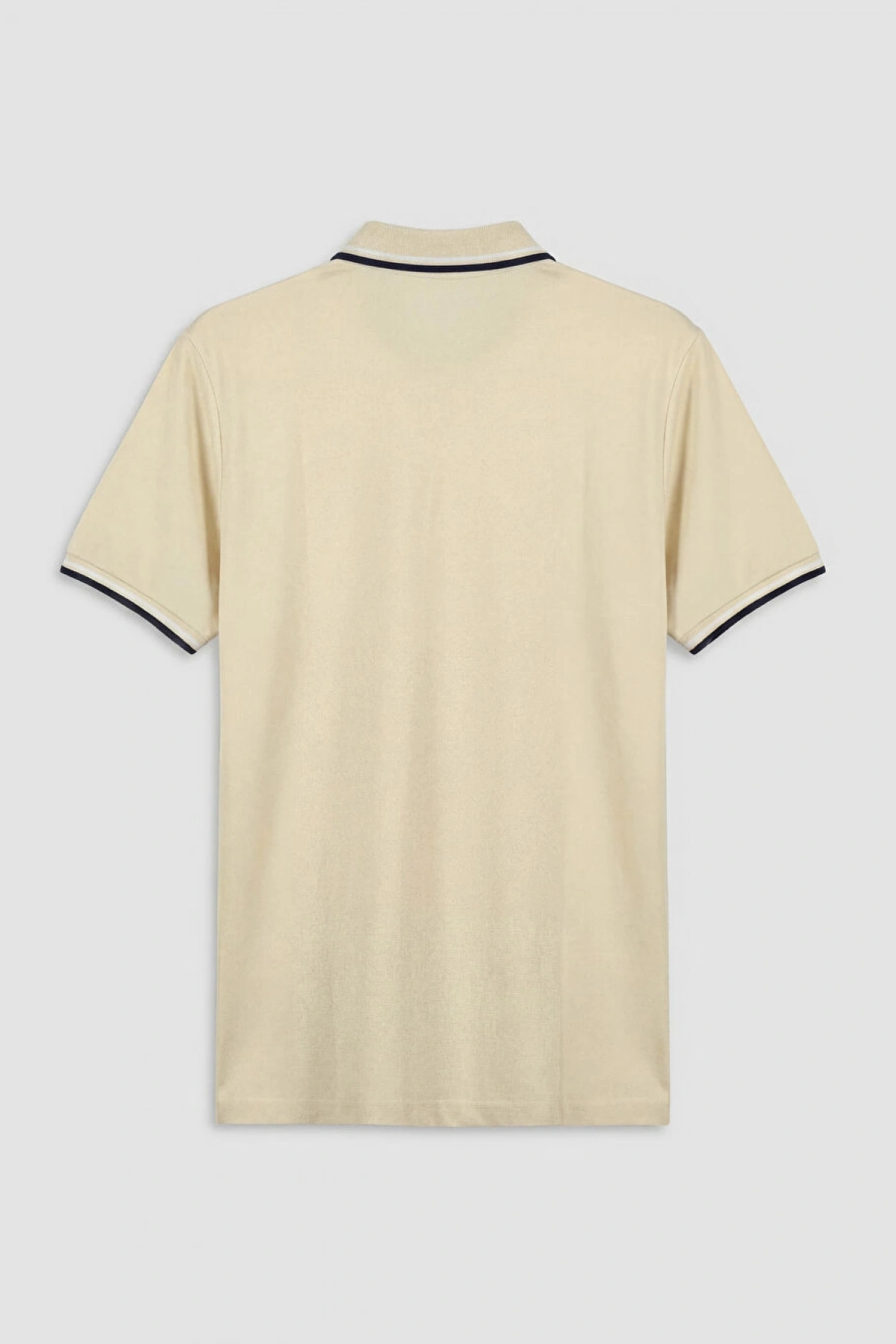 LCWAIKIKI Classic Bej Polo Yaka Pike Erkek Tişört