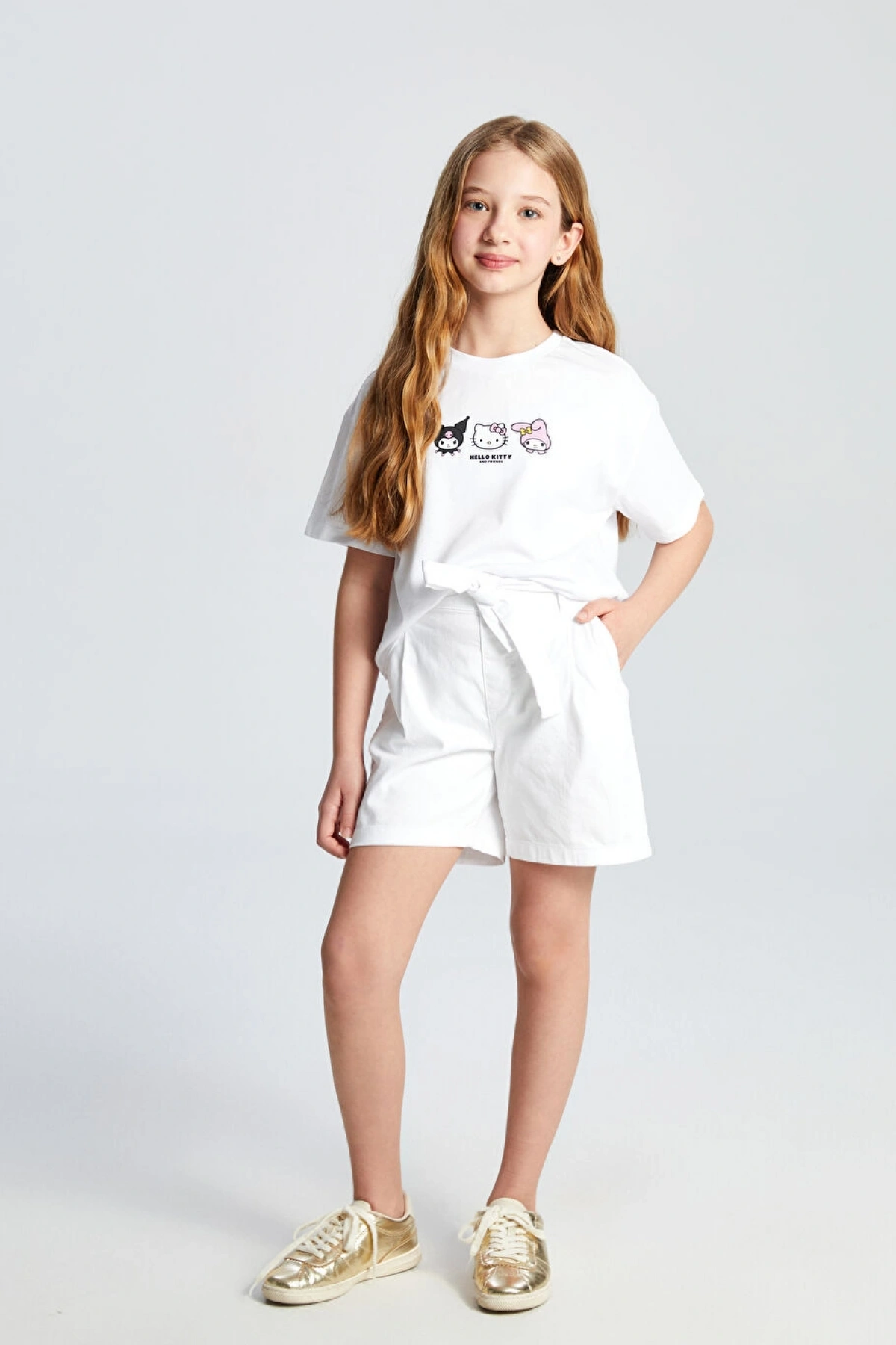 LCW Beli Lastikli Kız Çocuk Şort