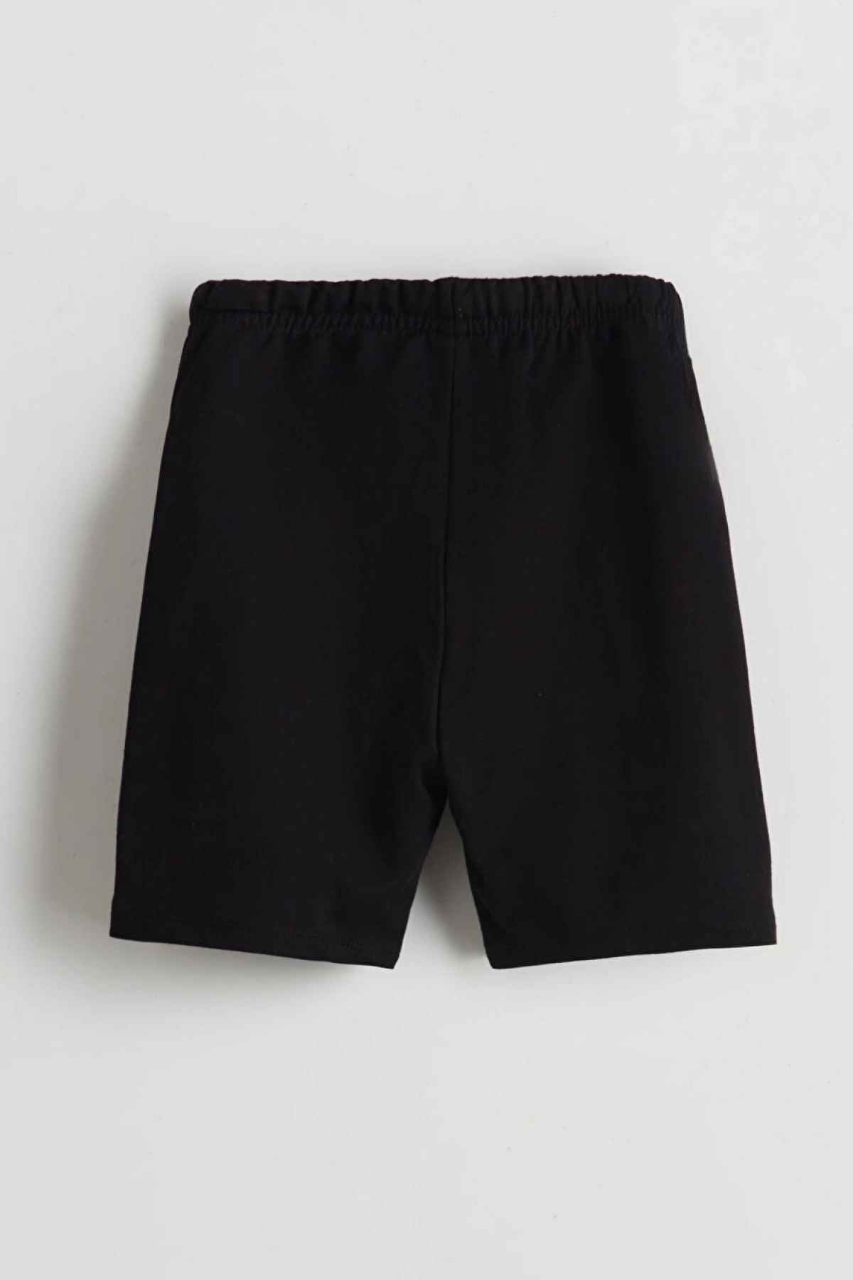 LCW Kids Siyah Beli Lastikli Basic Erkek Çocuk Şort