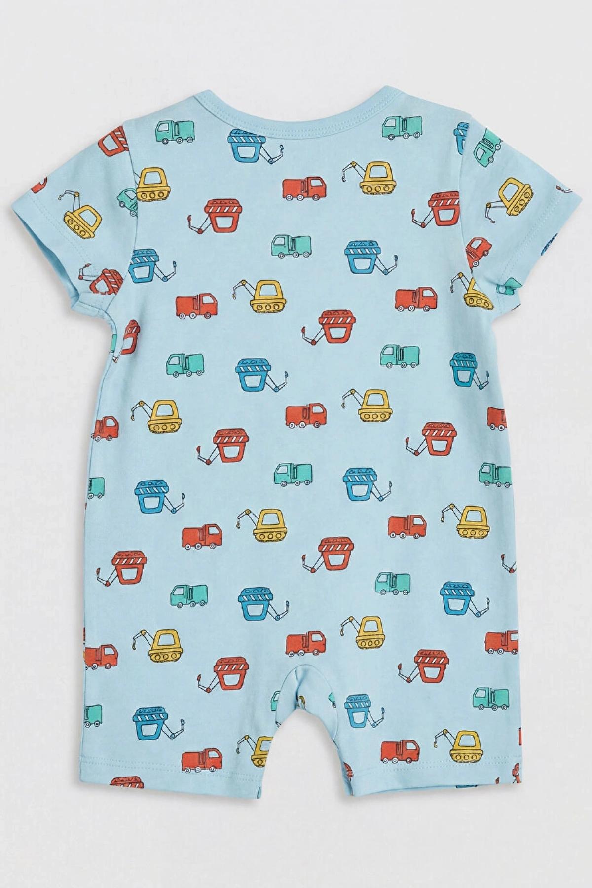 LC Waikiki LCW baby Bisiklet Yaka Baskılı Erkek Bebek Tulum 2li
