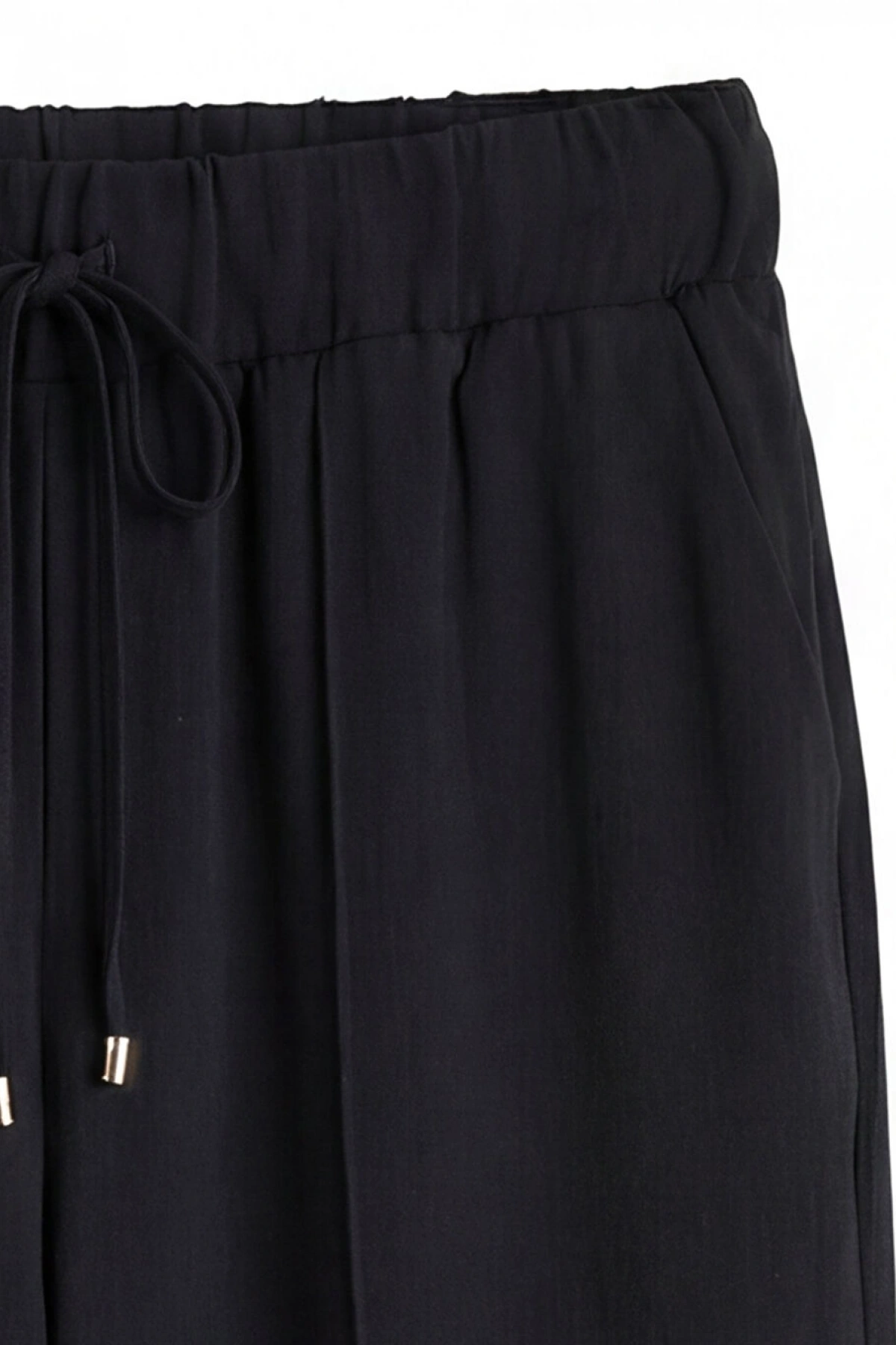 LCW EVERYDAY Siyah Beli Lastikli Kadın Pantolon