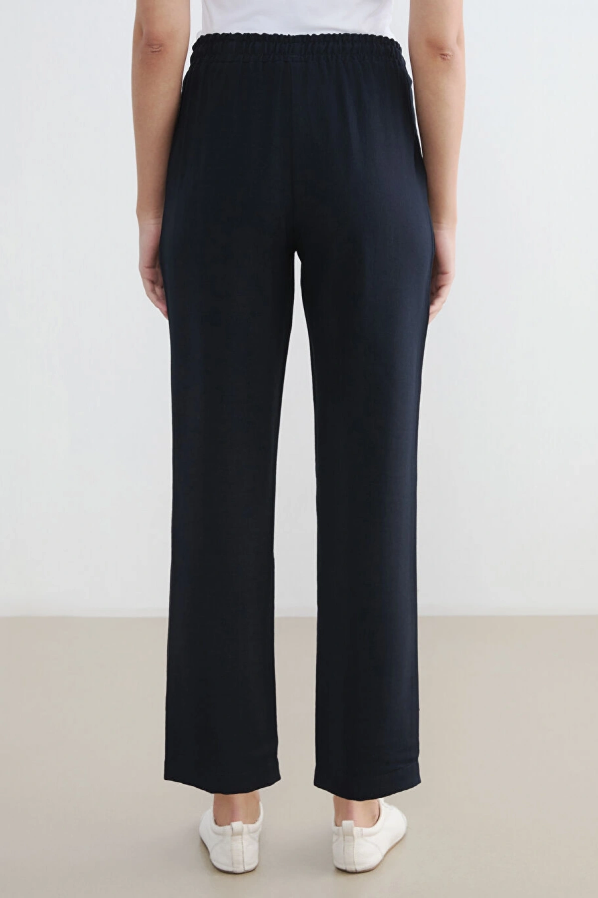 LCW EVERYDAY Lacivert Beli Lastikli Kadın Pantolon