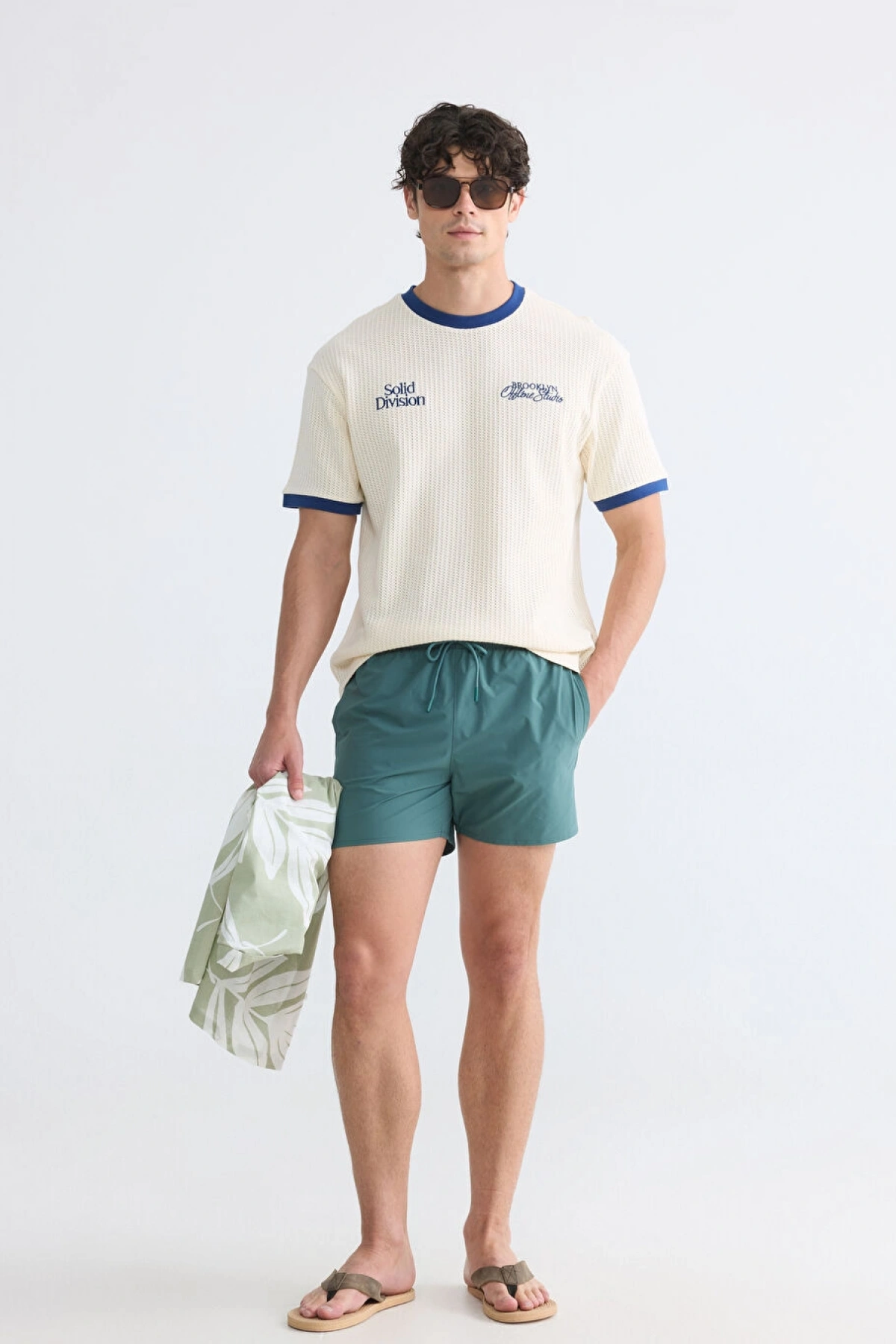 LCW SWIMWEAR Yeşil Kısa Boy Erkek Deniz Şortu