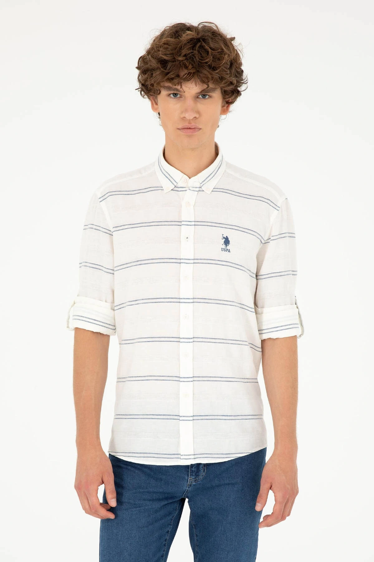 U.S. Polo Assn. U.S. Polo Assn. Lacivert Erkek Gömlek
