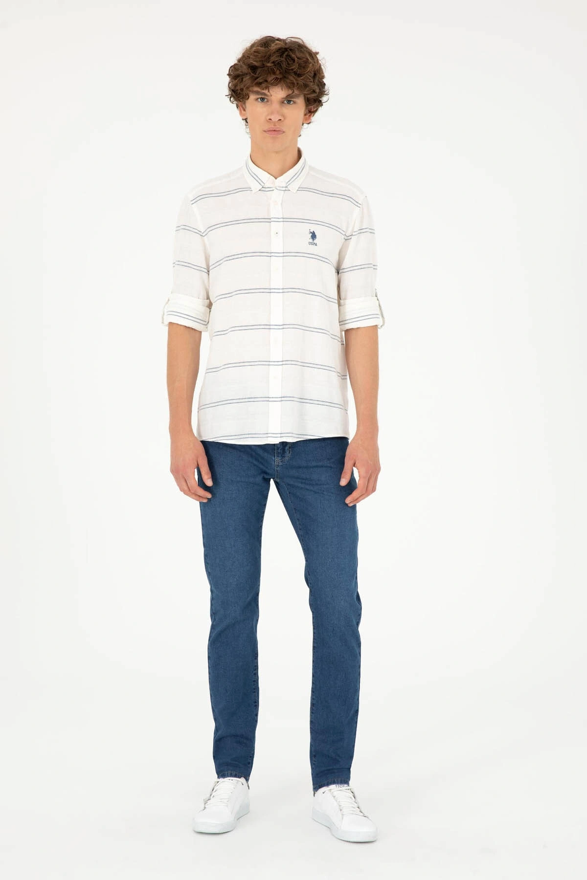 U.S. Polo Assn. U.S. Polo Assn. Lacivert Erkek Gömlek