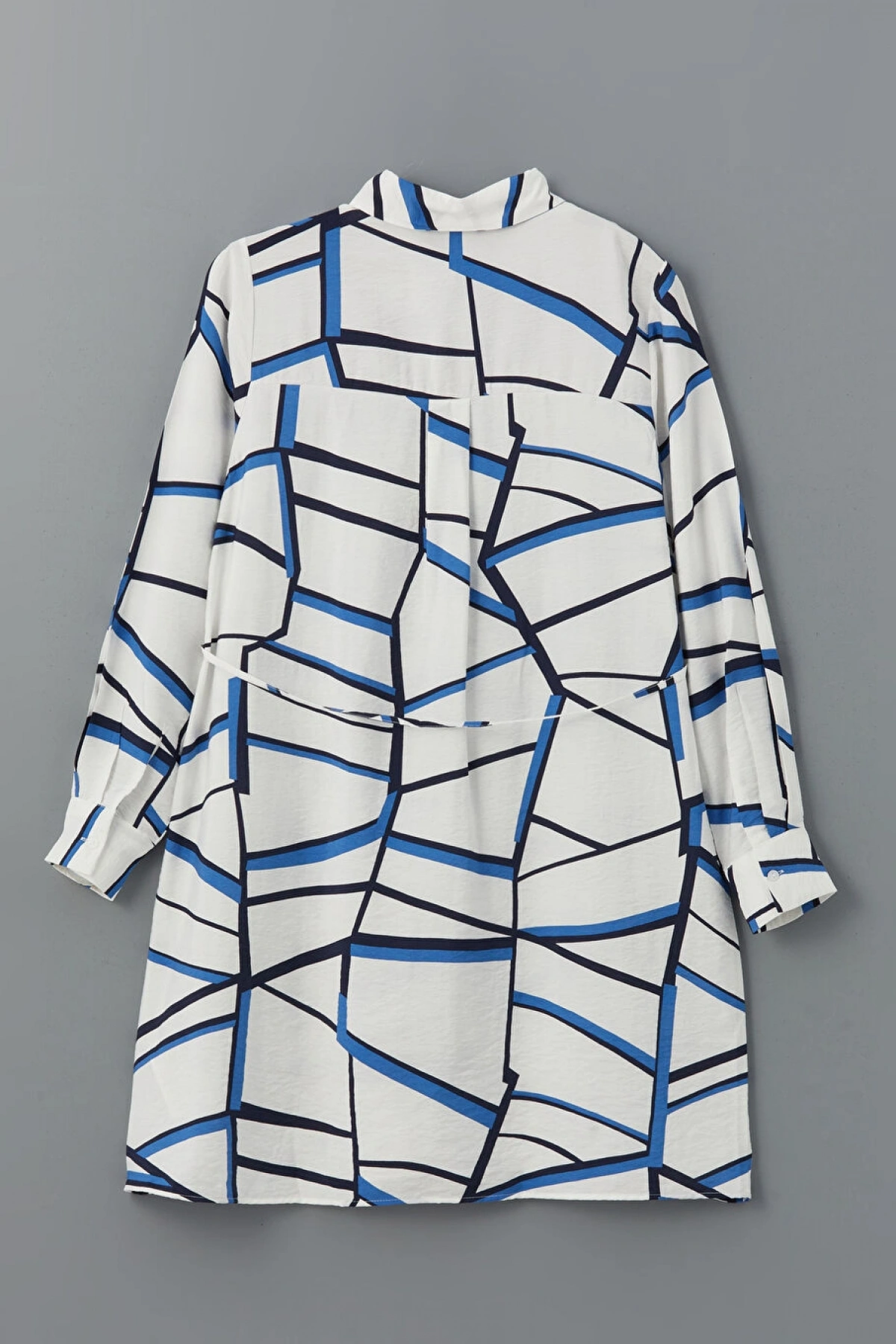LCWAIKIKI Classic Indigo Desenli Kadın Gömlek Tunik