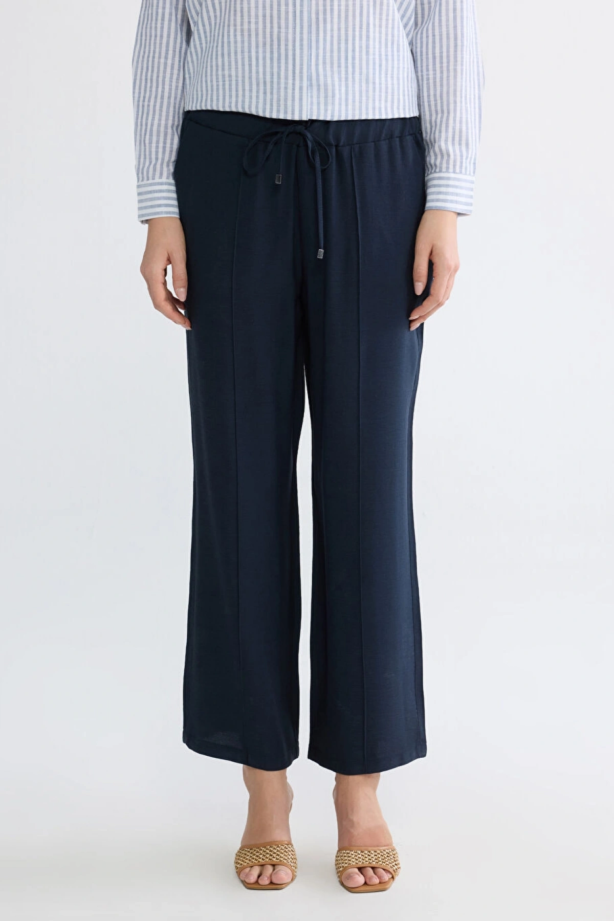 LCW EVERYDAY Lacivert Beli Lastikli Kadın Pantolon