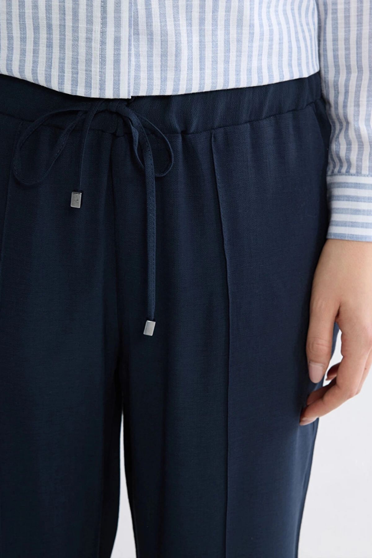 LCW EVERYDAY Lacivert Beli Lastikli Kadın Pantolon