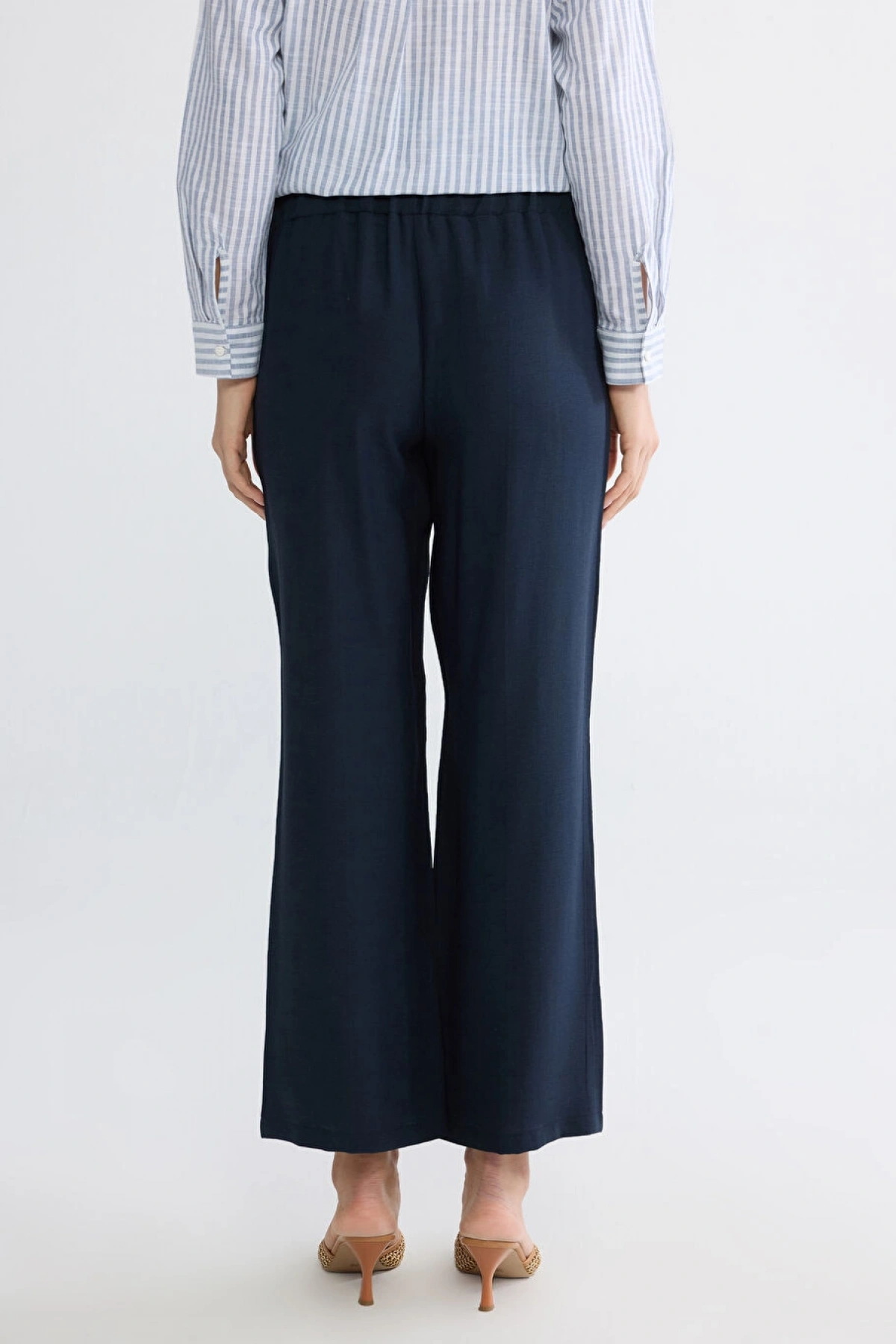 LCW EVERYDAY Lacivert Beli Lastikli Kadın Pantolon