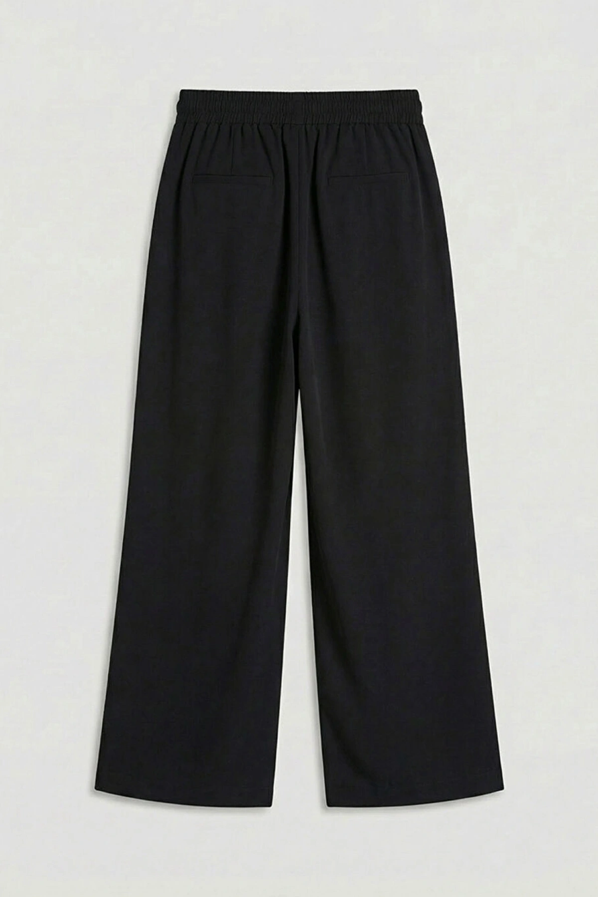 LCWAIKIKI Classic Siyah Beli Lastikli Kadın Pantolon
