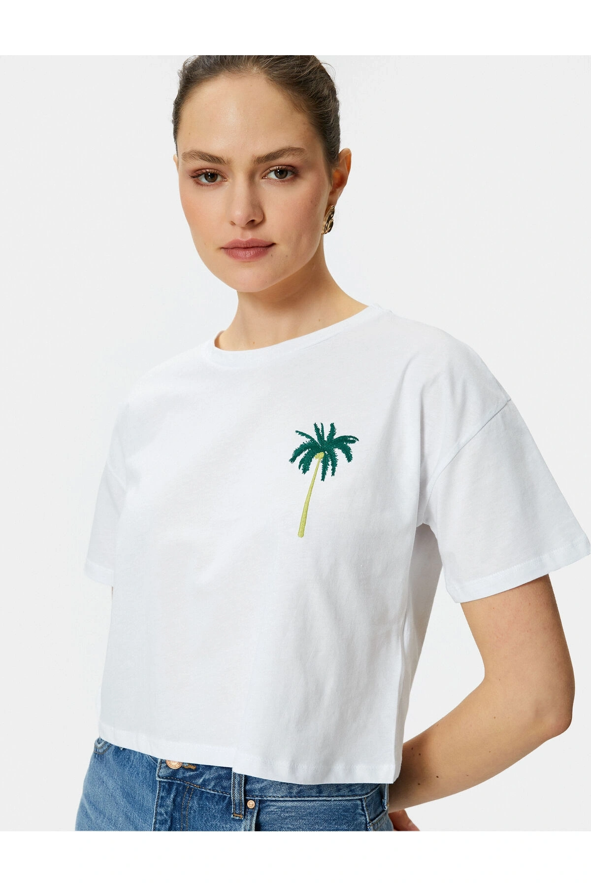 Koton Kadın T-shirt Beyaz