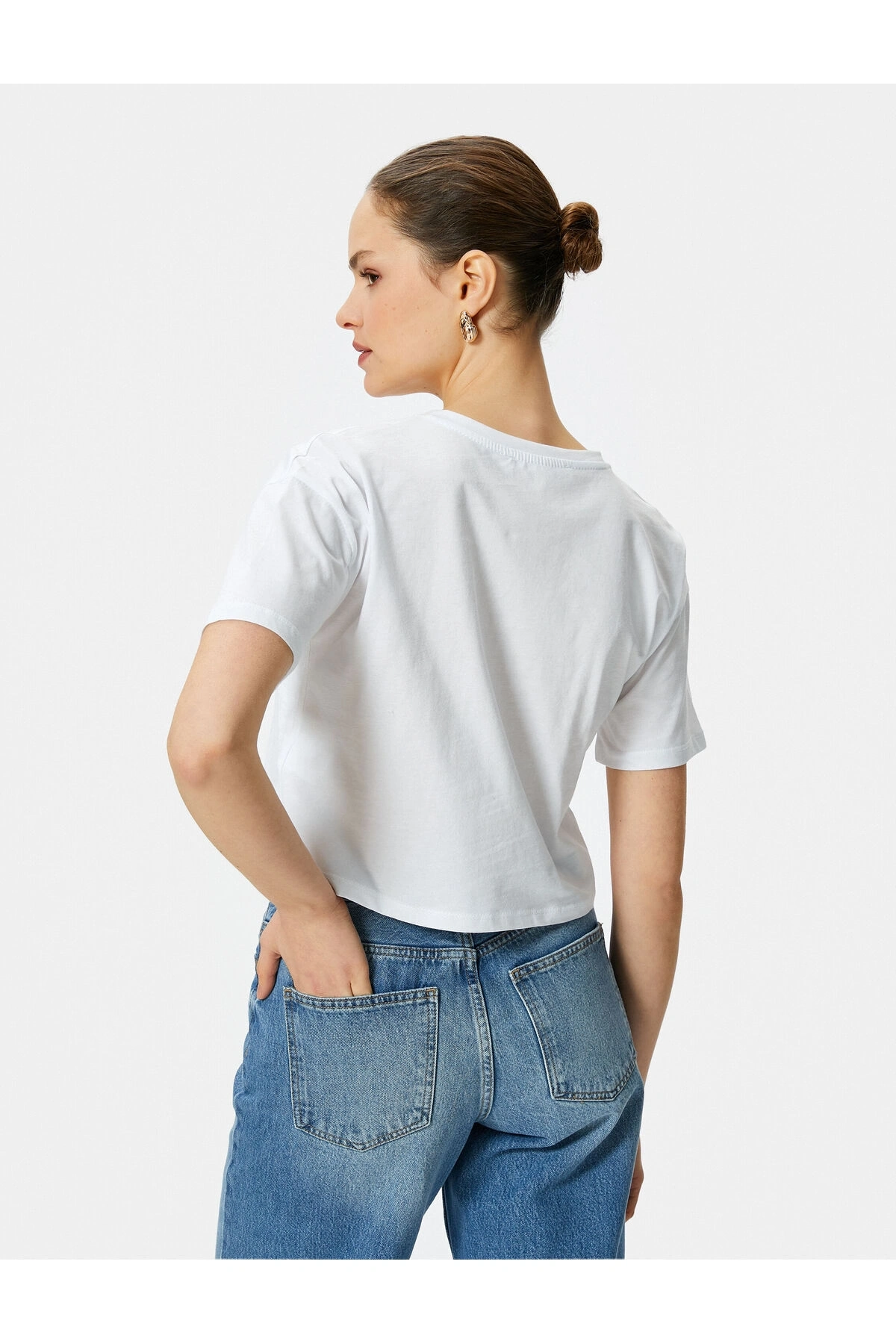 Koton Kadın T-shirt Beyaz