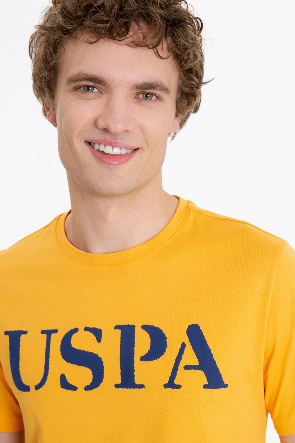 U.S. Polo Assn. Koyu Sarı Erkek T-shirt