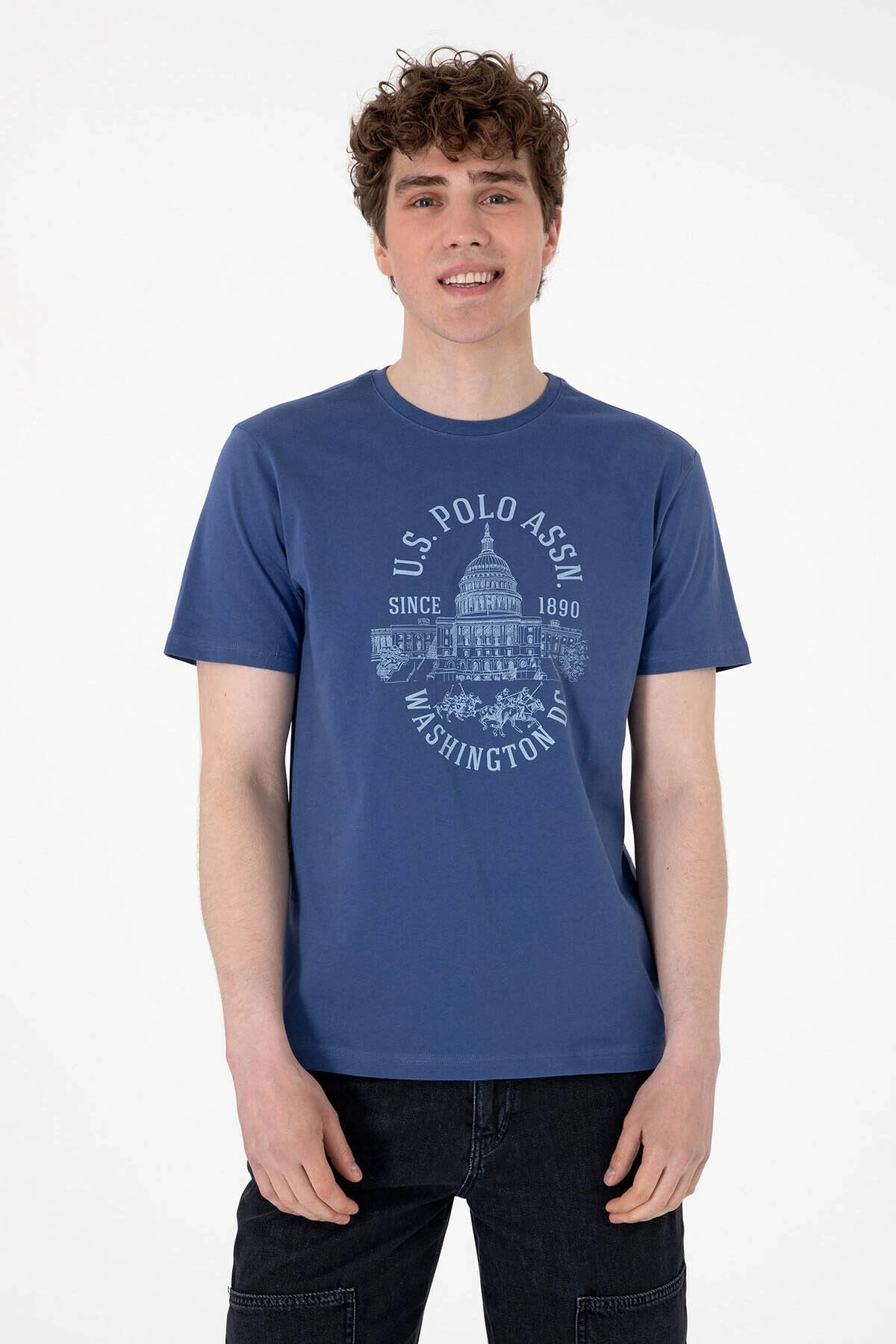 U.S. Polo Assn. U.S. Polo Assn. Wahıng Lacivert Erkek T-Shirt