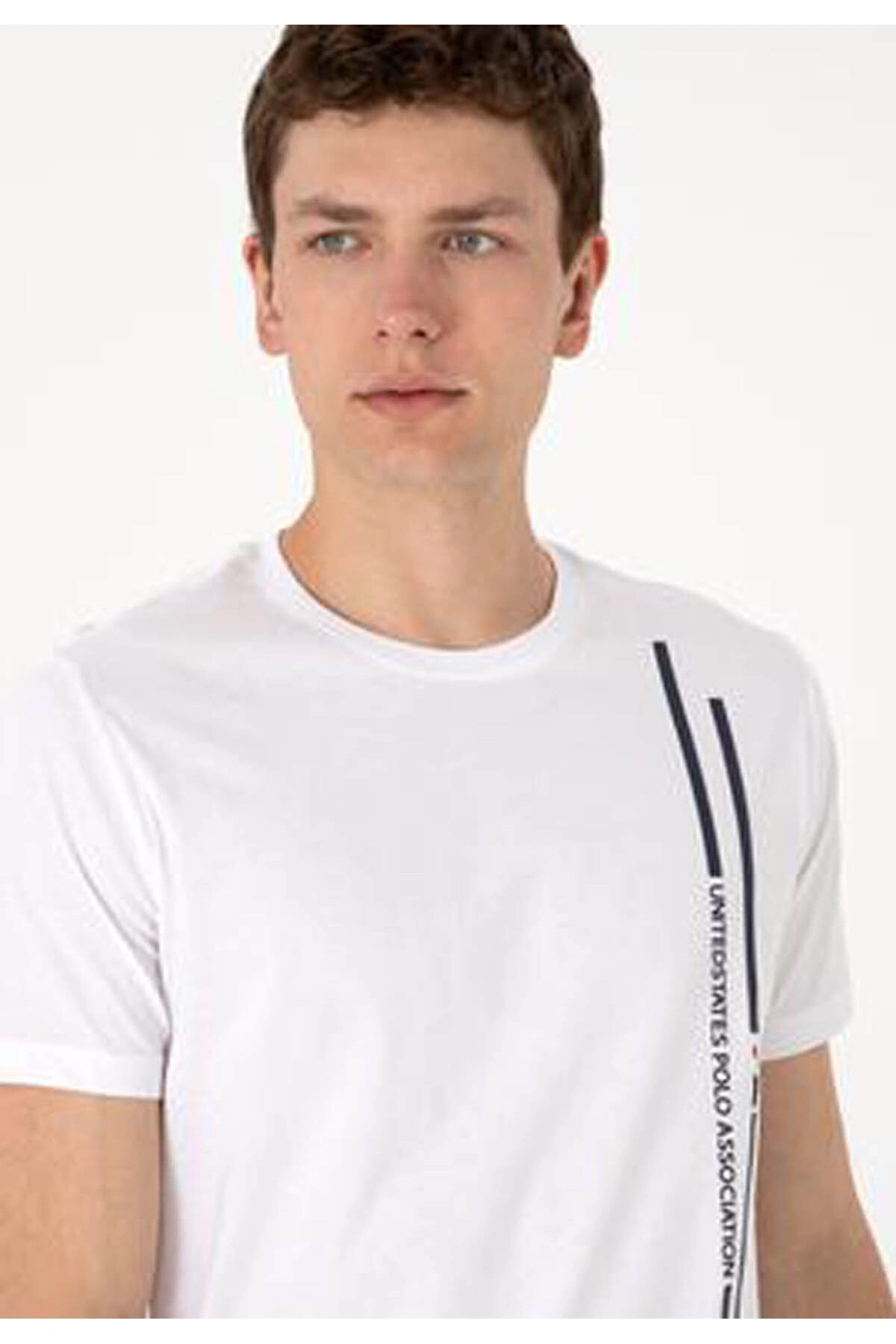 U.S. Polo Assn. U.S. Polo Assn. Lıonel Beyaz Erkek T-Shirt