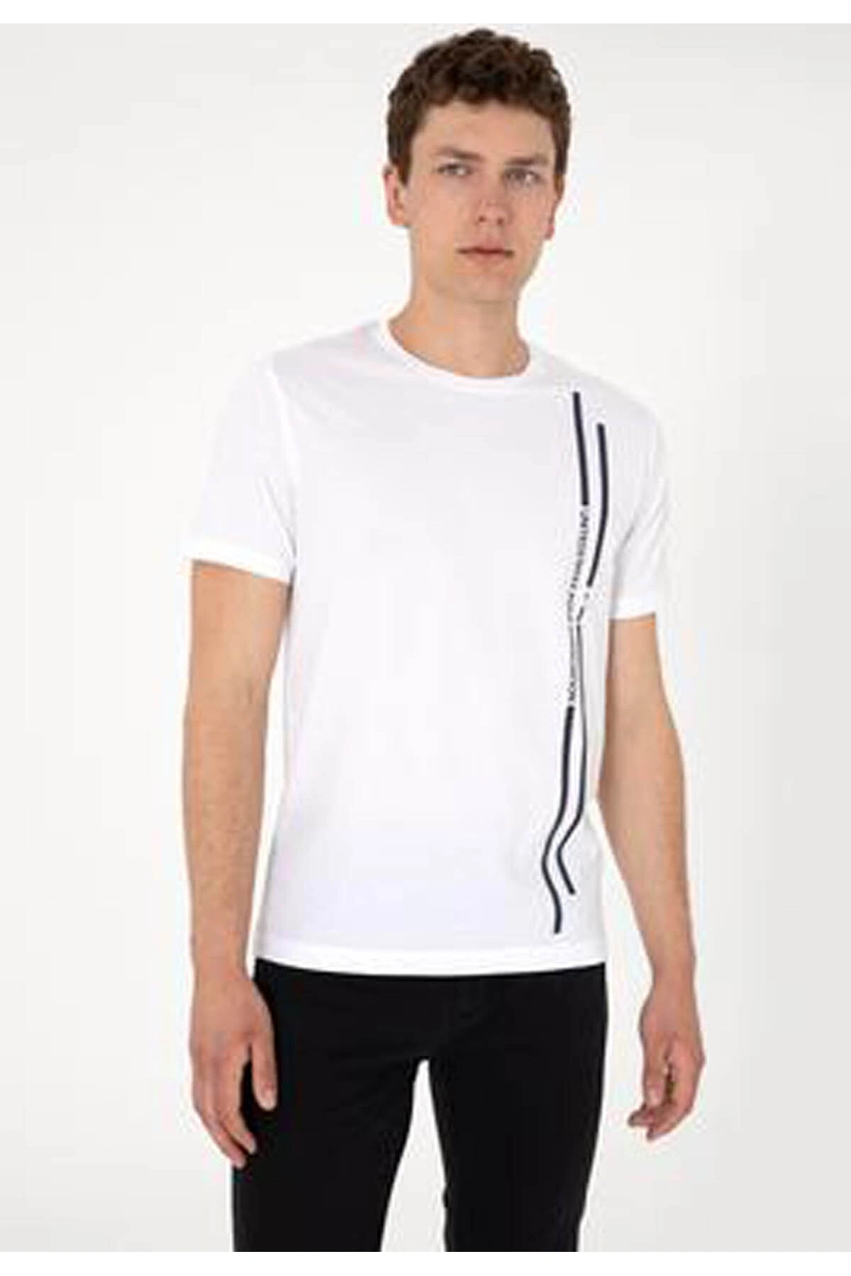 U.S. Polo Assn. U.S. Polo Assn. Lıonel Beyaz Erkek T-Shirt