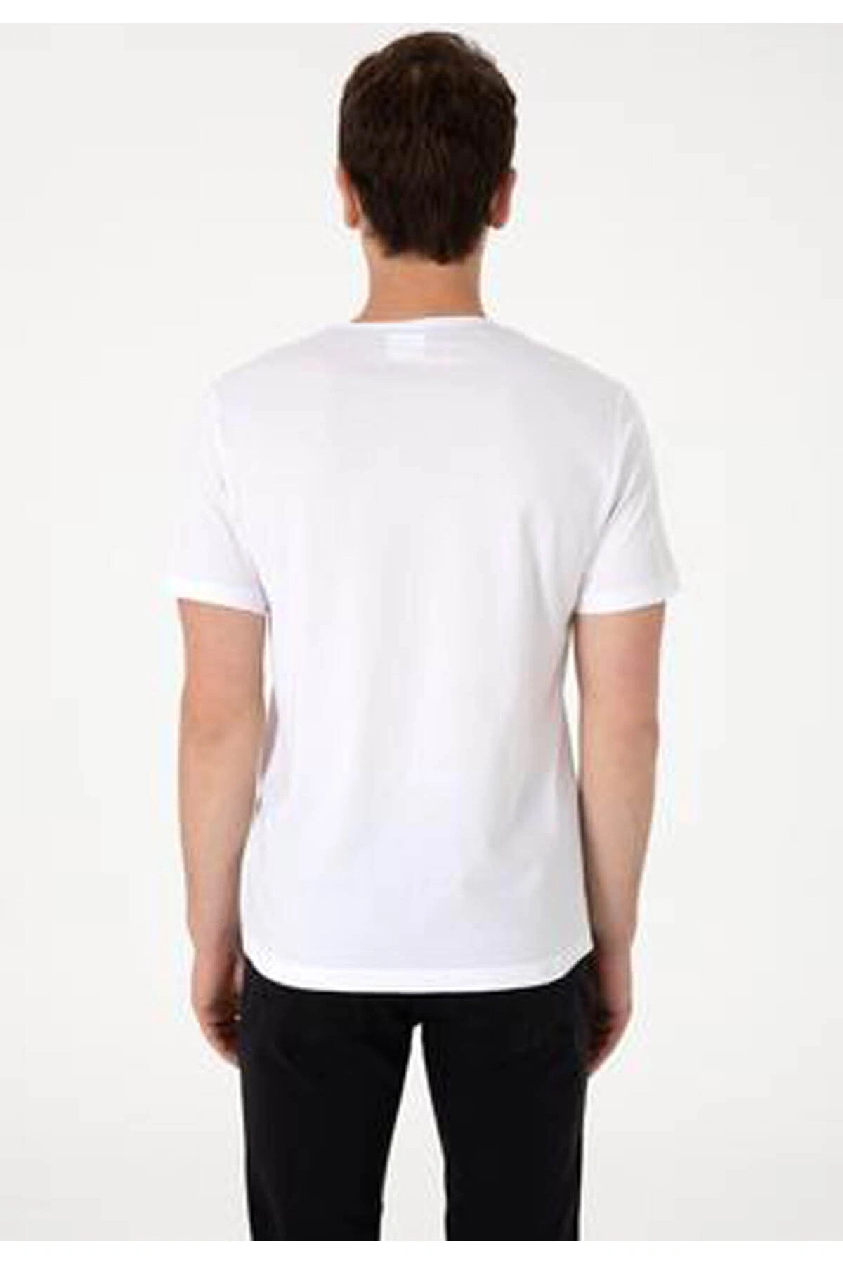 U.S. Polo Assn. U.S. Polo Assn. Lıonel Beyaz Erkek T-Shirt
