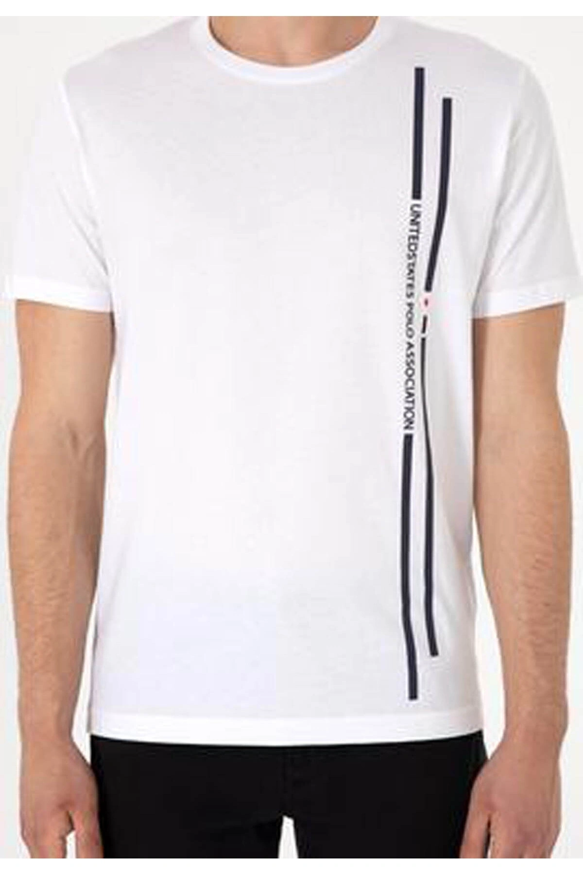 U.S. Polo Assn. U.S. Polo Assn. Lıonel Beyaz Erkek T-Shirt