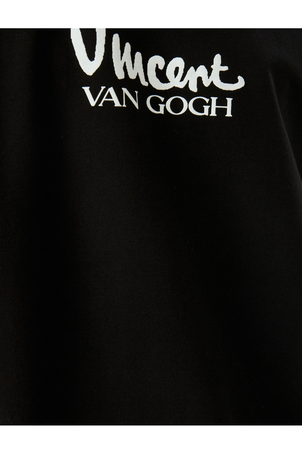 Koton Bisiklet Yaka Kısa Kollu Pamuklu Tok Kumaş Oversize Lisanslı Van Gogh Baskılı Tişört