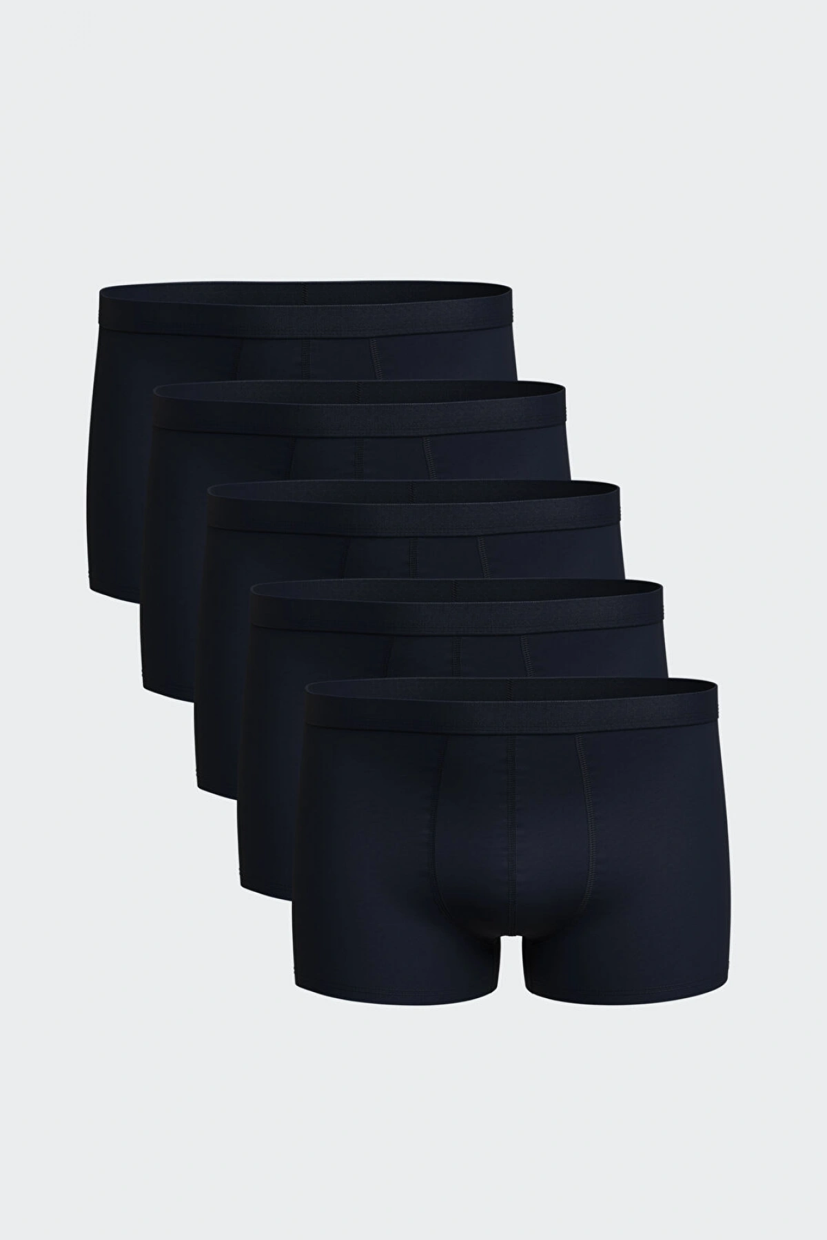 LC WAIKIKI Lacivert Standart Kalıp Pamuklu Esnek Erkek Boxer 5li