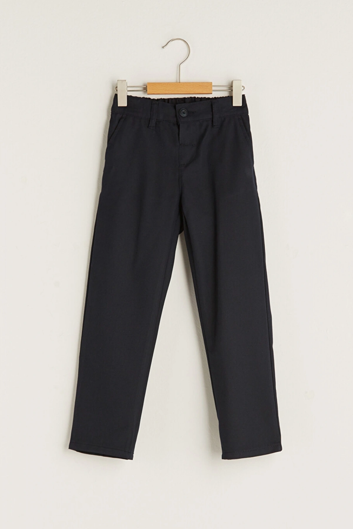 LCW Kids Lacivert Basic Gabardin Erkek Çocuk Chino Pantolon