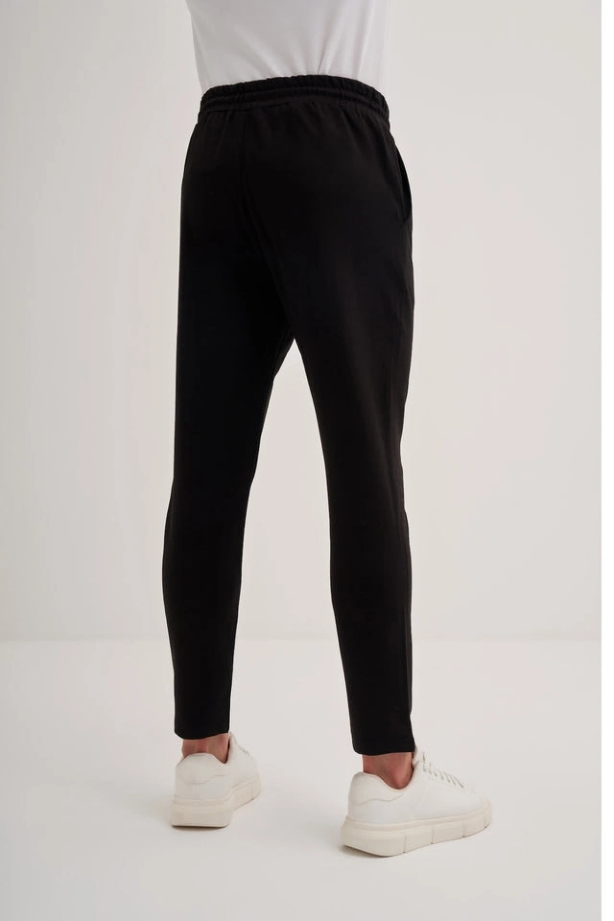 Slim Fit Pamuk Karışımlı Likralı 2 İplik Eşofman Altı