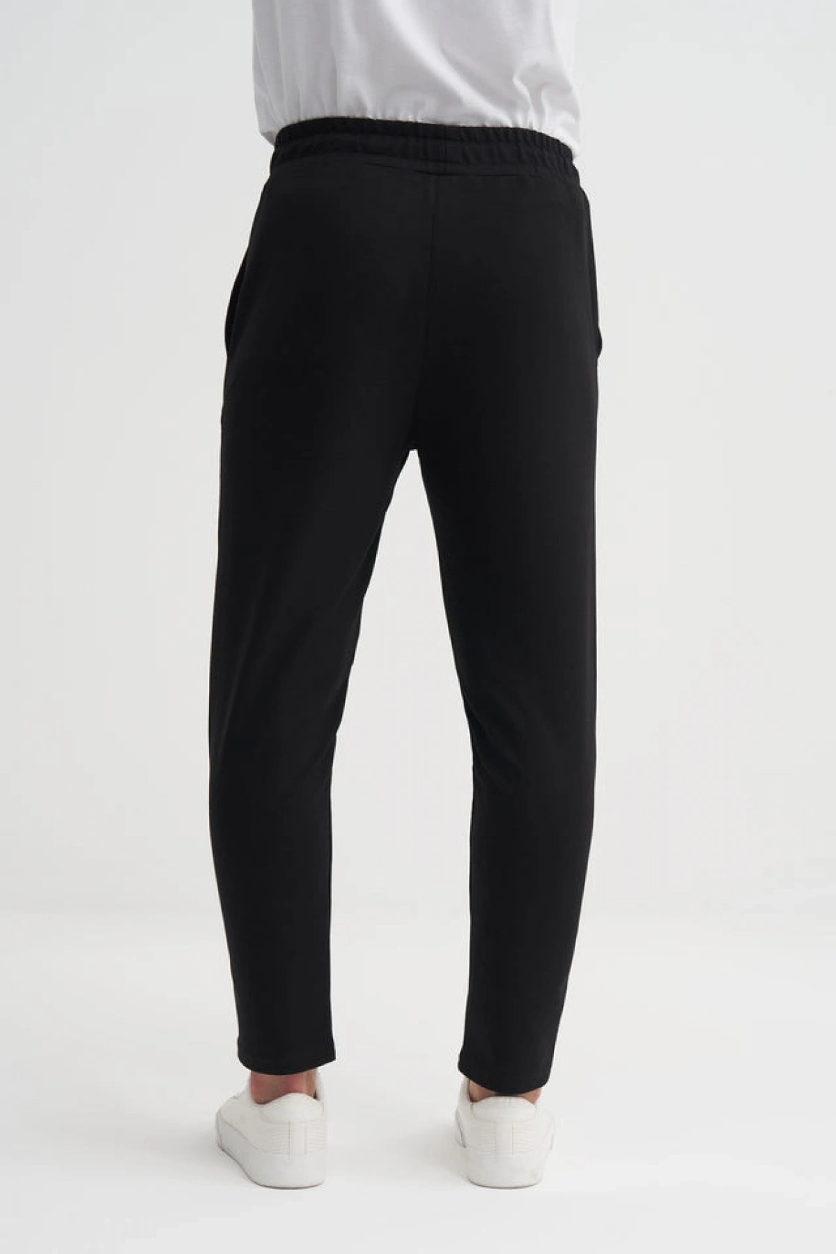 Slim Fit Pamuk Karışımlı Likralı 2 İplik Eşofman Altı