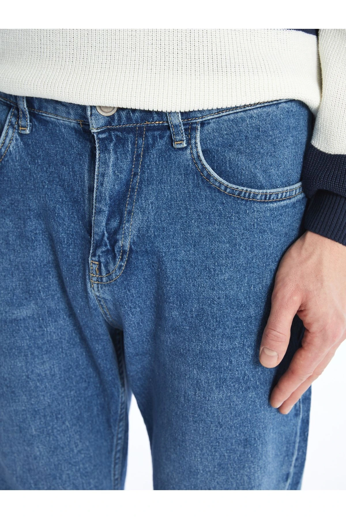 730 Havuç Kalıp Erkek Jean Pantolon