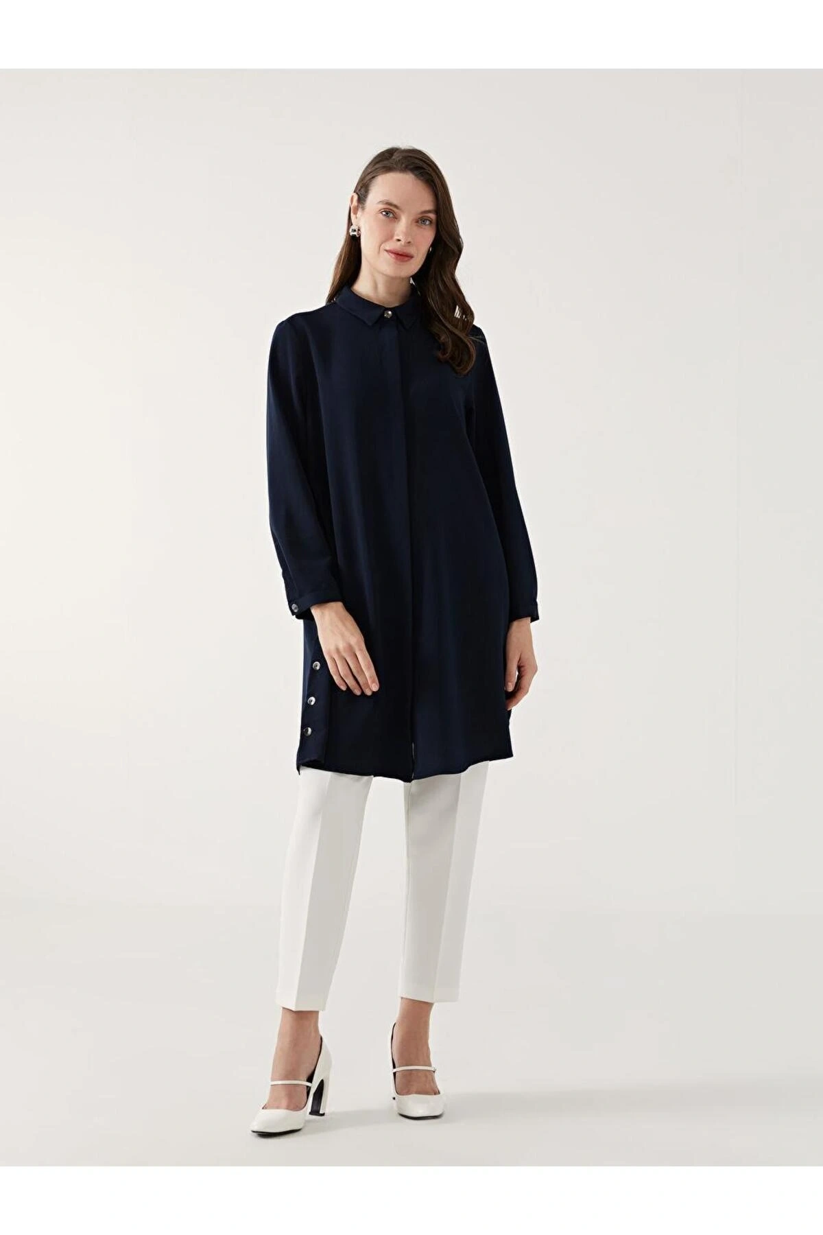 Armürlü Kadın Gömlek Tunik (S5)