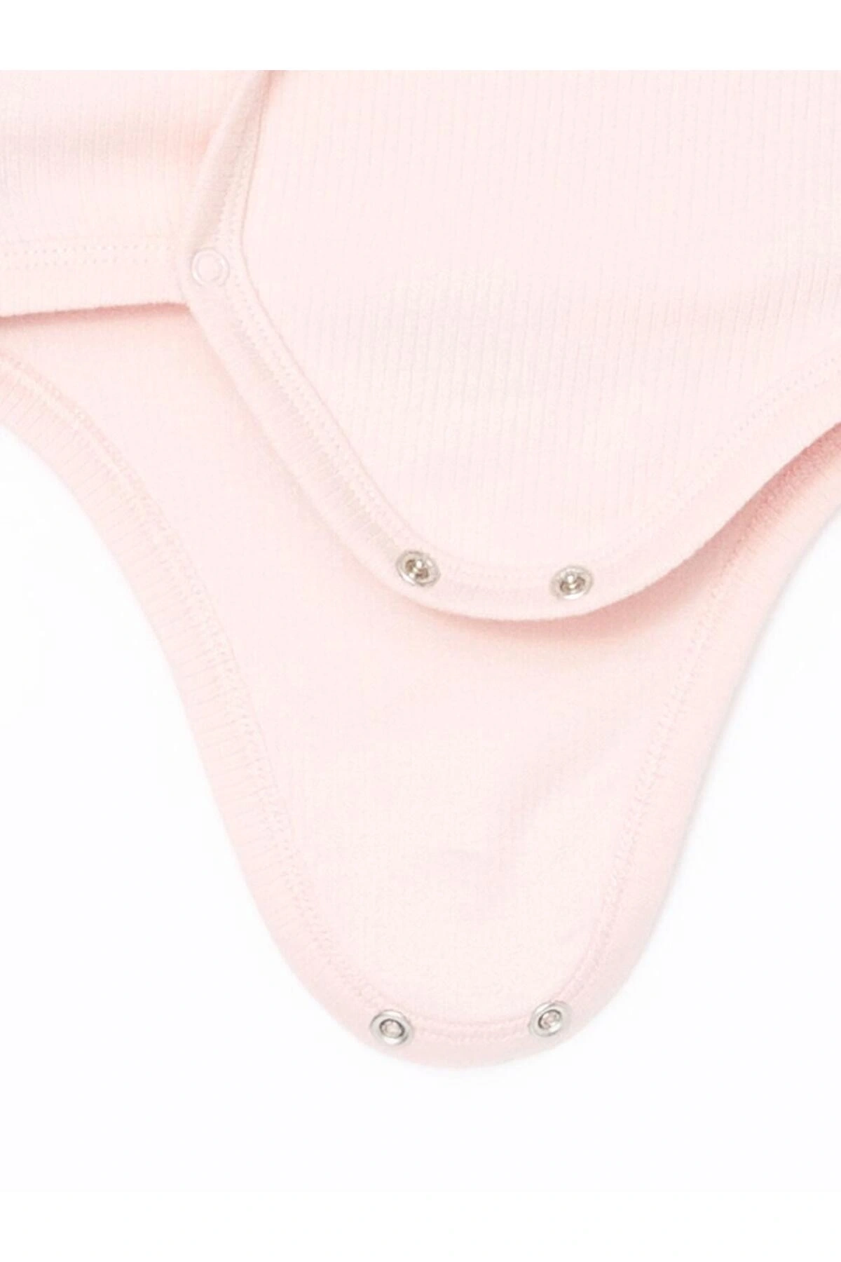 baby Pembe Bisiklet Yaka Kız Bebek Hastane Çıkış Seti 3lü