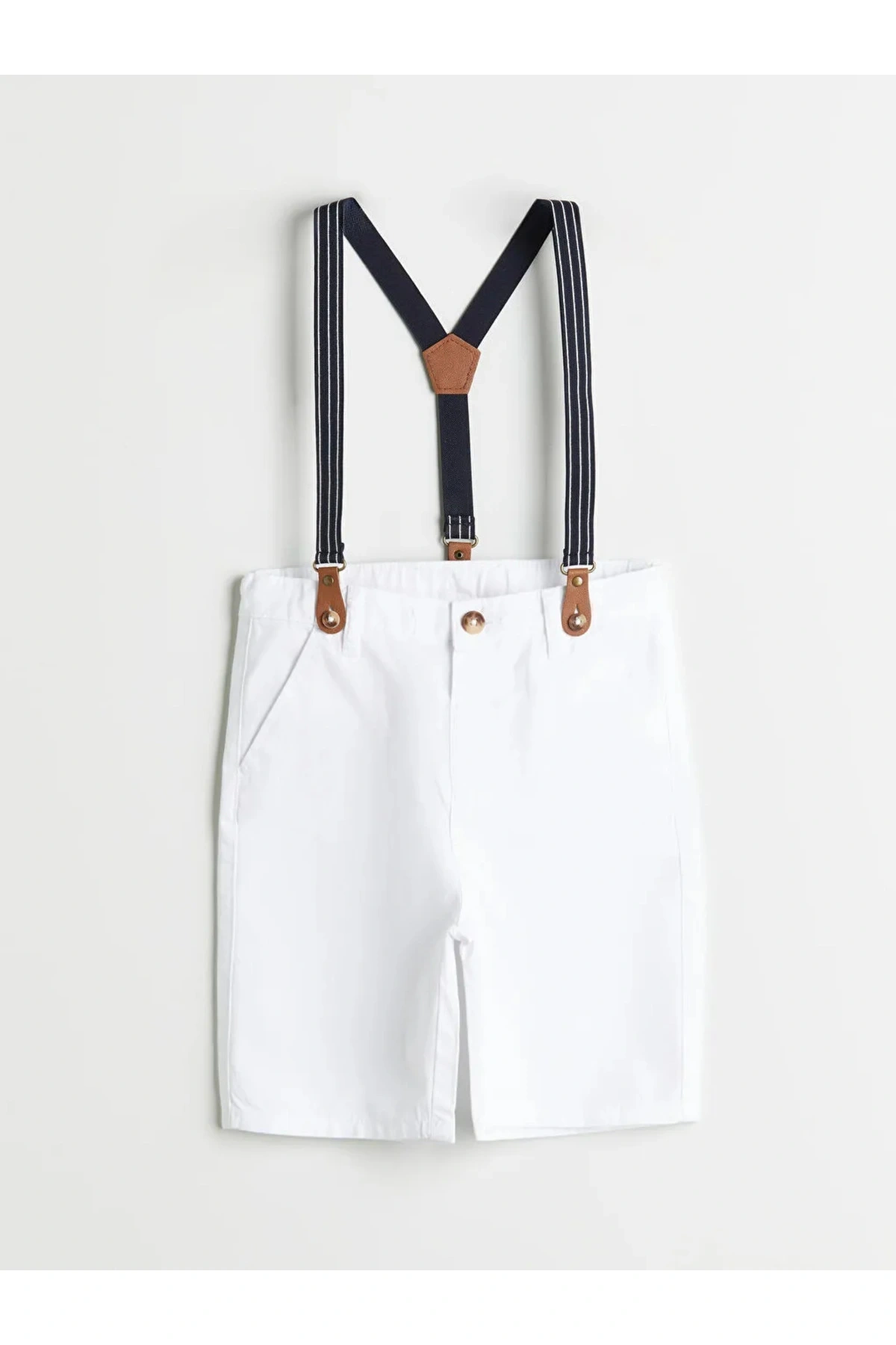 Basic Askılı Erkek Çocuk Şort