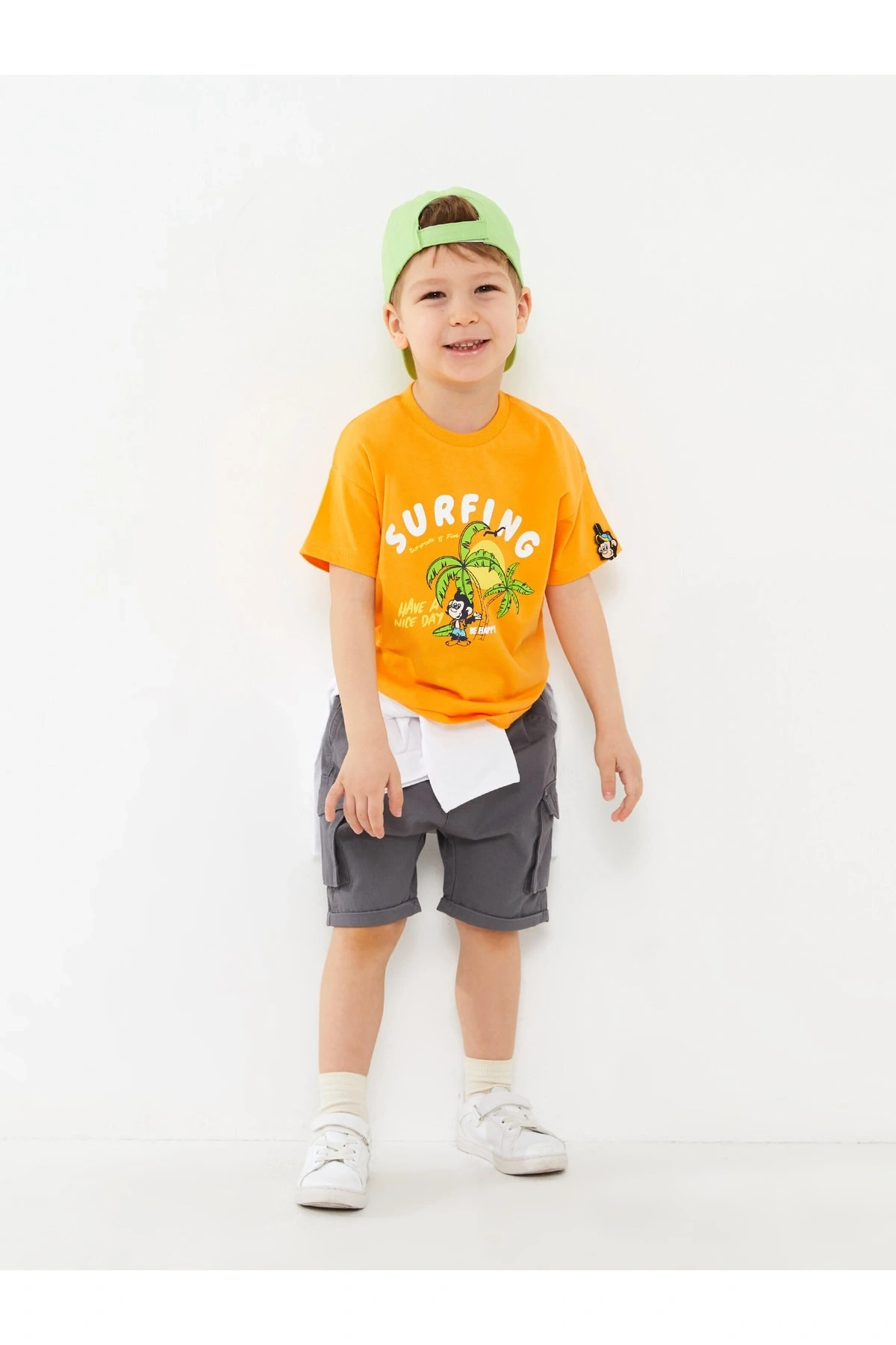 Basic Gabardin Erkek Bebek Şort