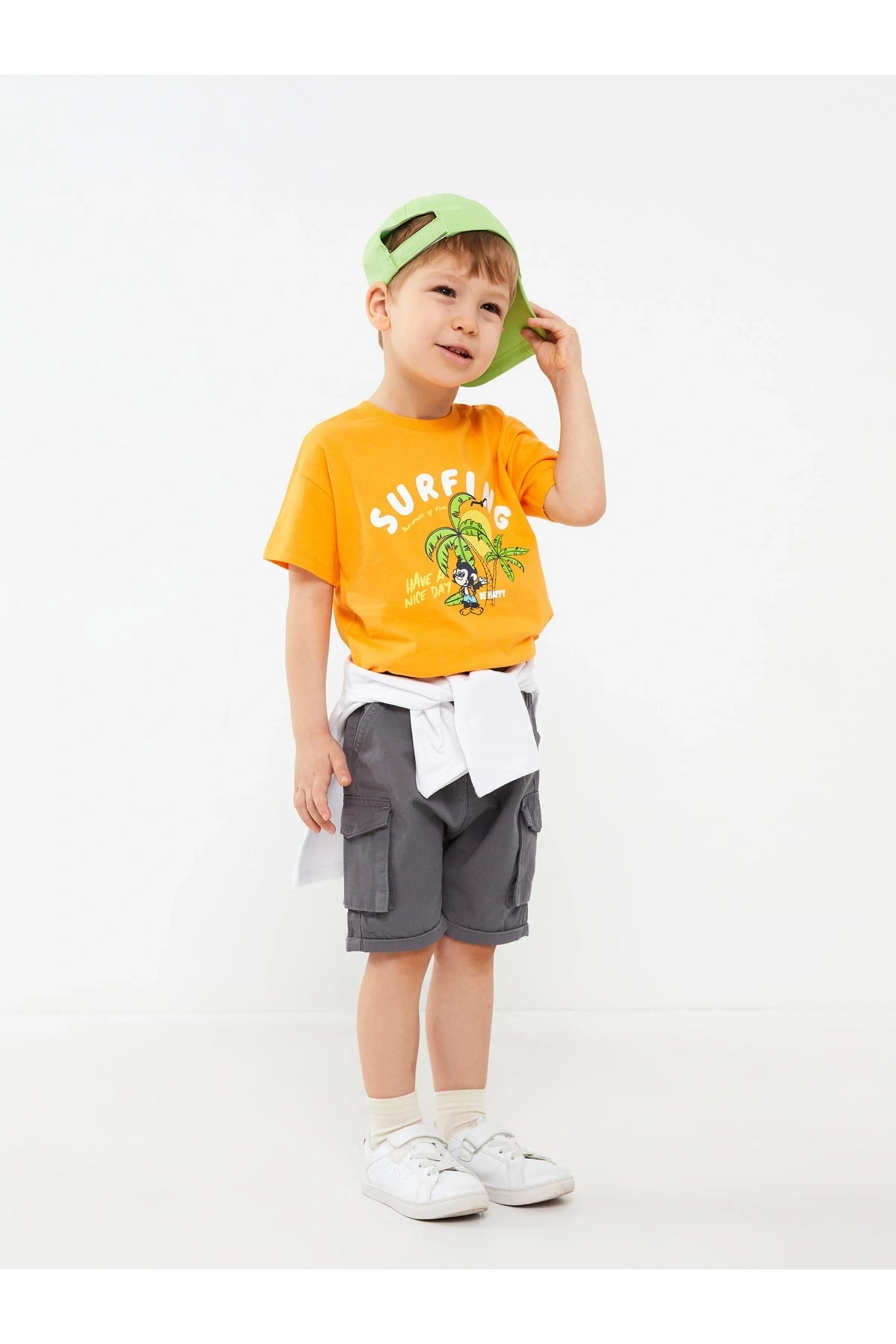 Basic Gabardin Erkek Bebek Şort