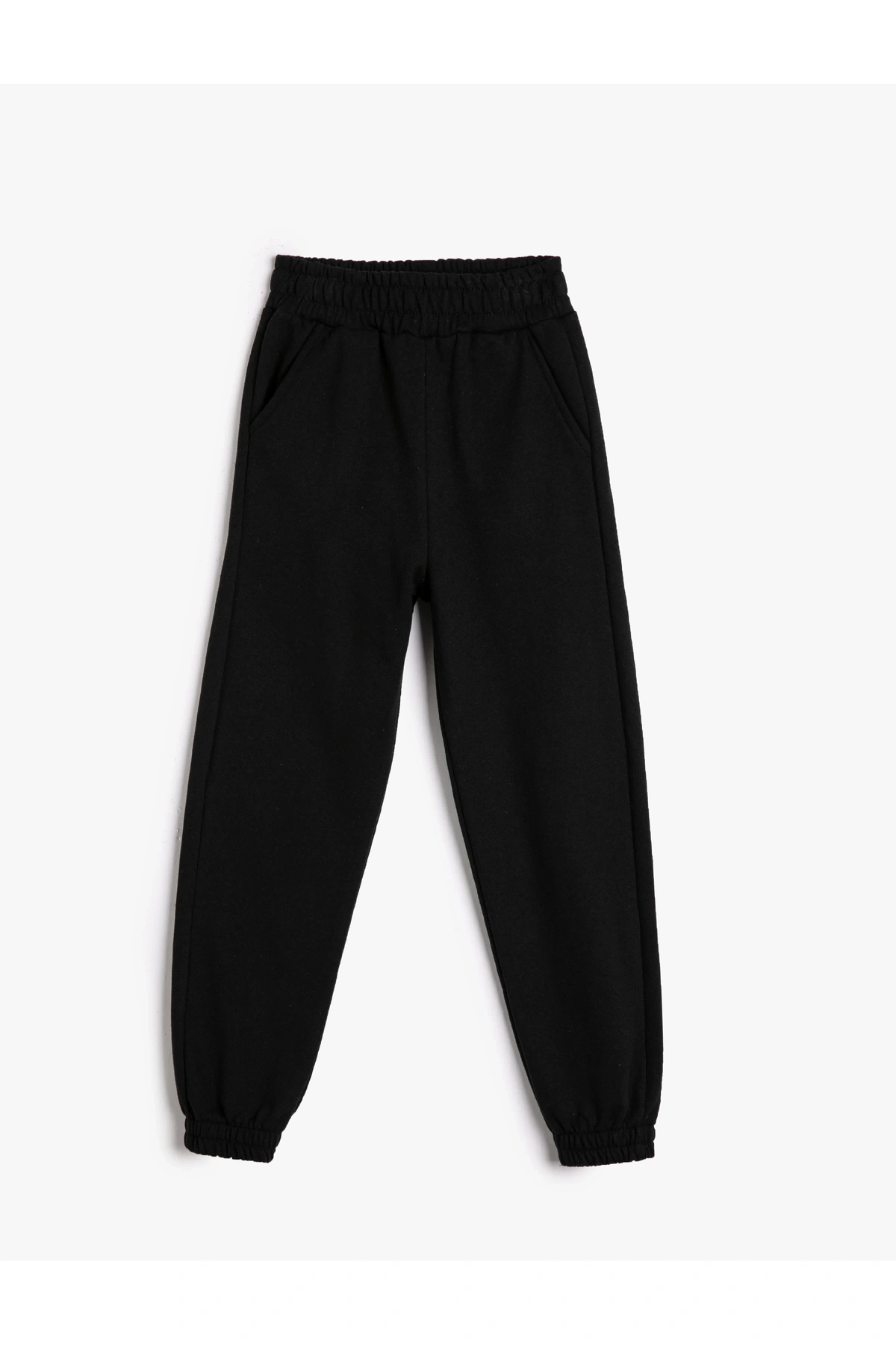 Basic Jogger Eşofman Altı Cepli Beli Lastikli Şardonlu