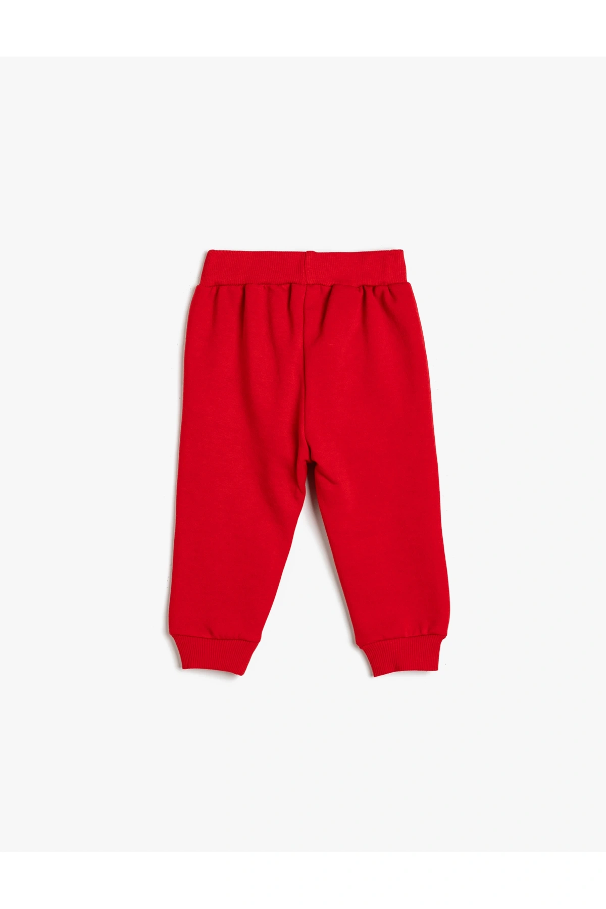 Basic Jogger Eşofman Altı Şardonlu Cepli Beli Bağlamalı Pamuklu