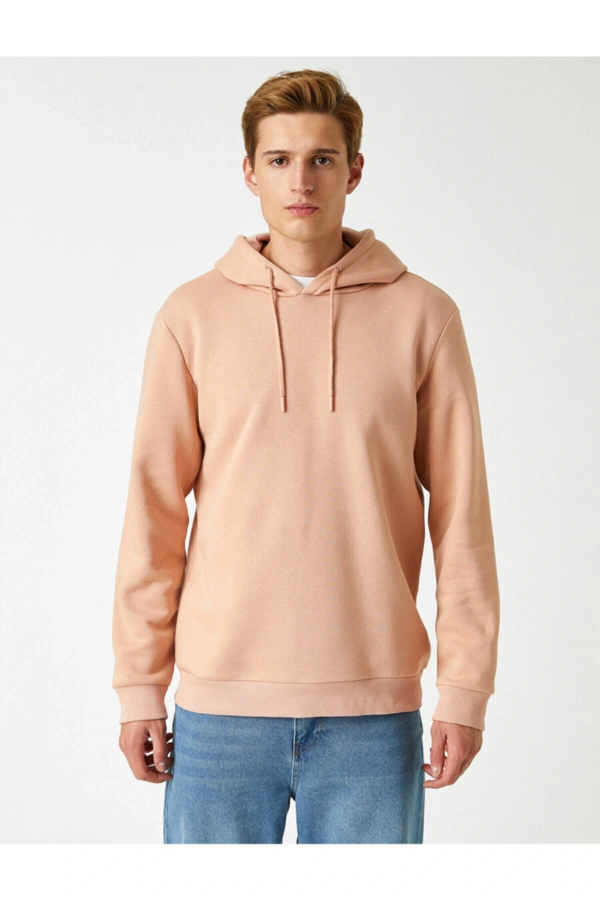 Basic Kapşonlu Sweatshirt