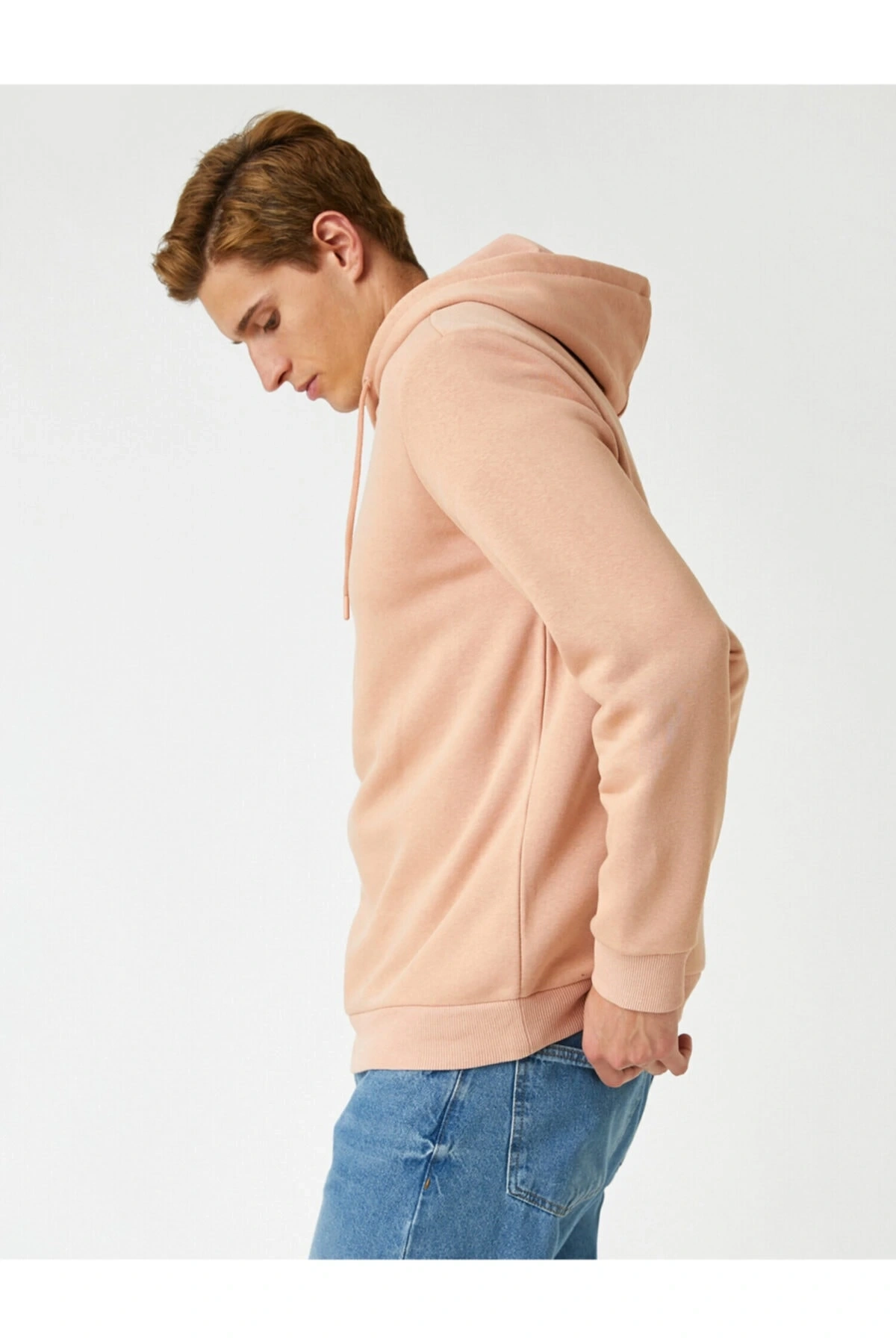 Basic Kapşonlu Sweatshirt
