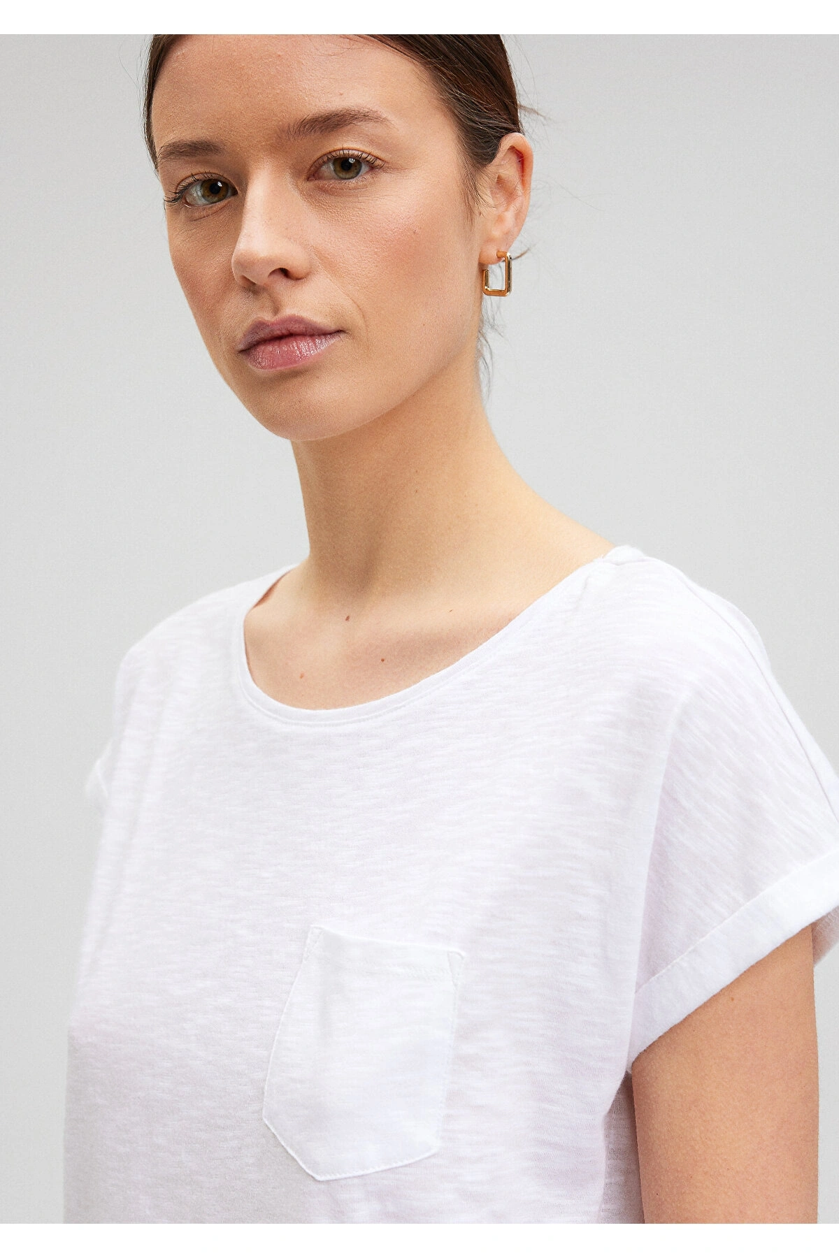 BASIC KISA KOL PENYE Beyaz