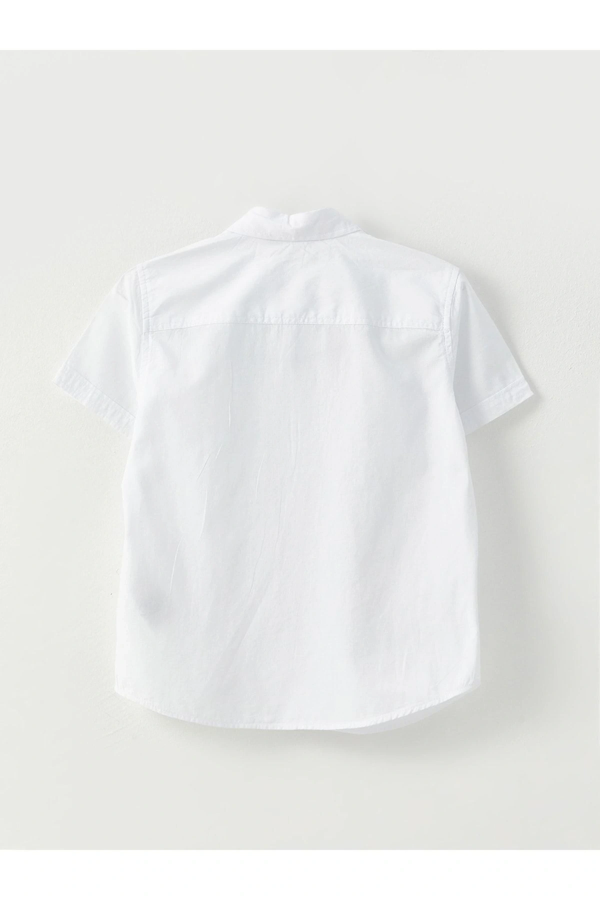 Basic Kısa Kollu Poplin Erkek Çocuk Gömlek