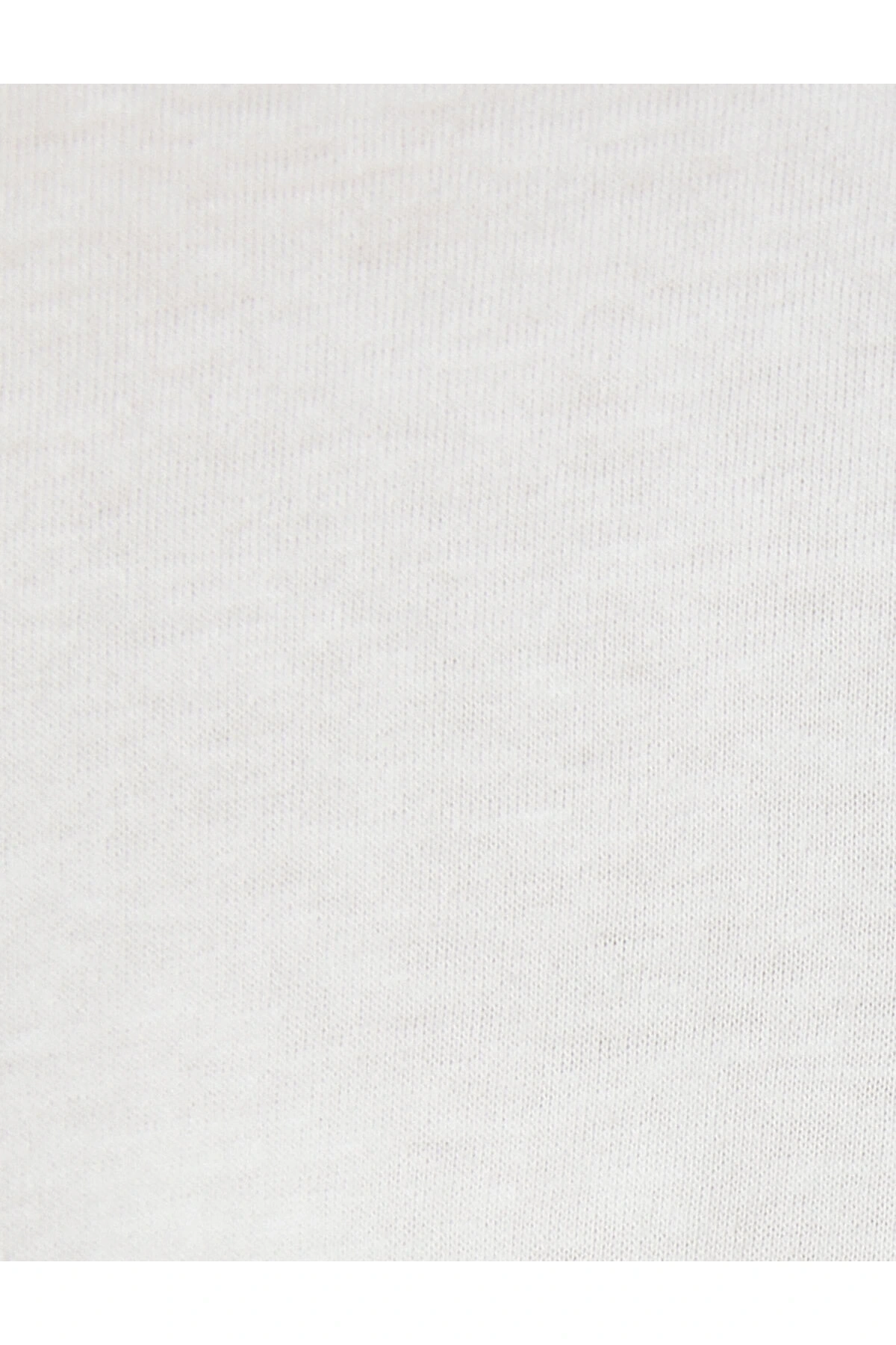 Basic Tişört Hafif Dik Yaka Tek Cep Detaylı Bisiklet Yaka Kısa Kollu