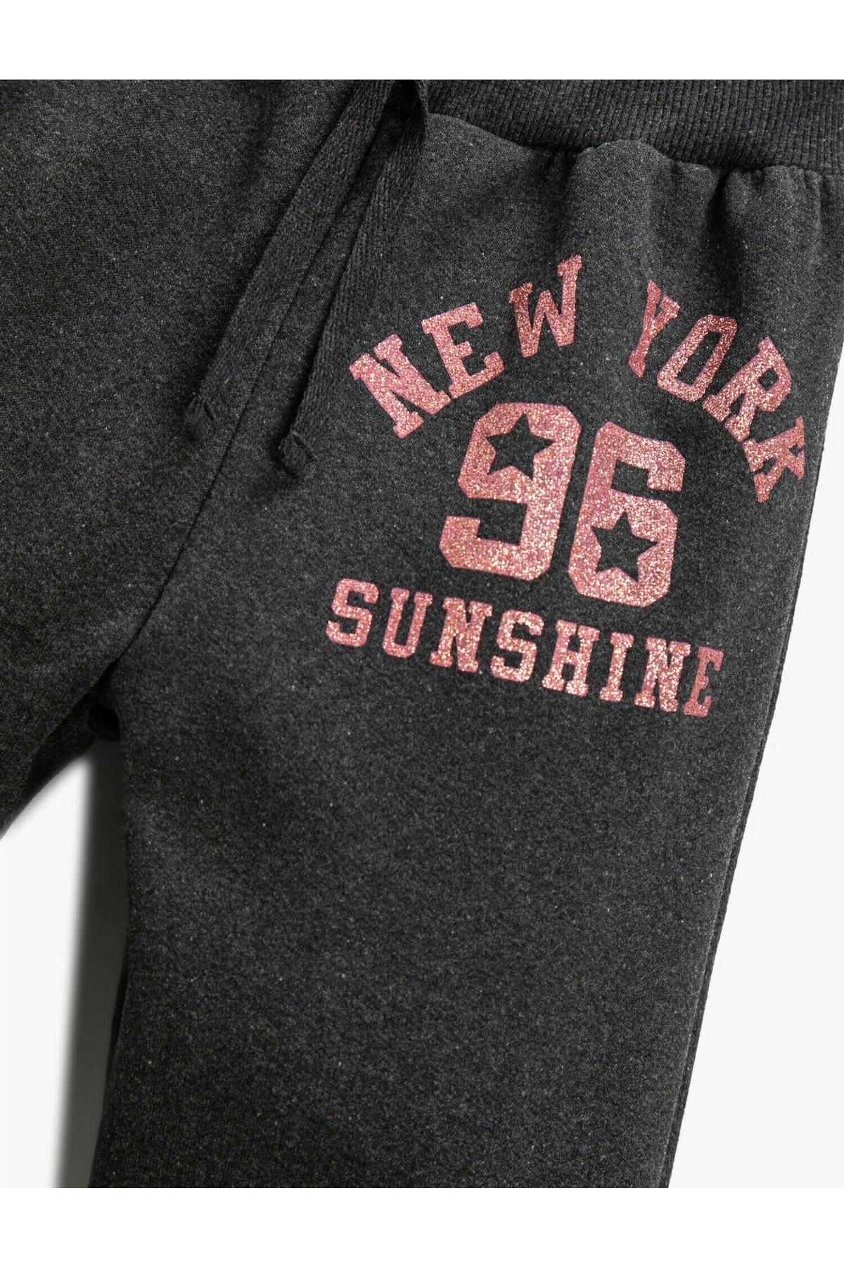 Baskılı Jogger Eşofman Altı Belden Bağlamalı