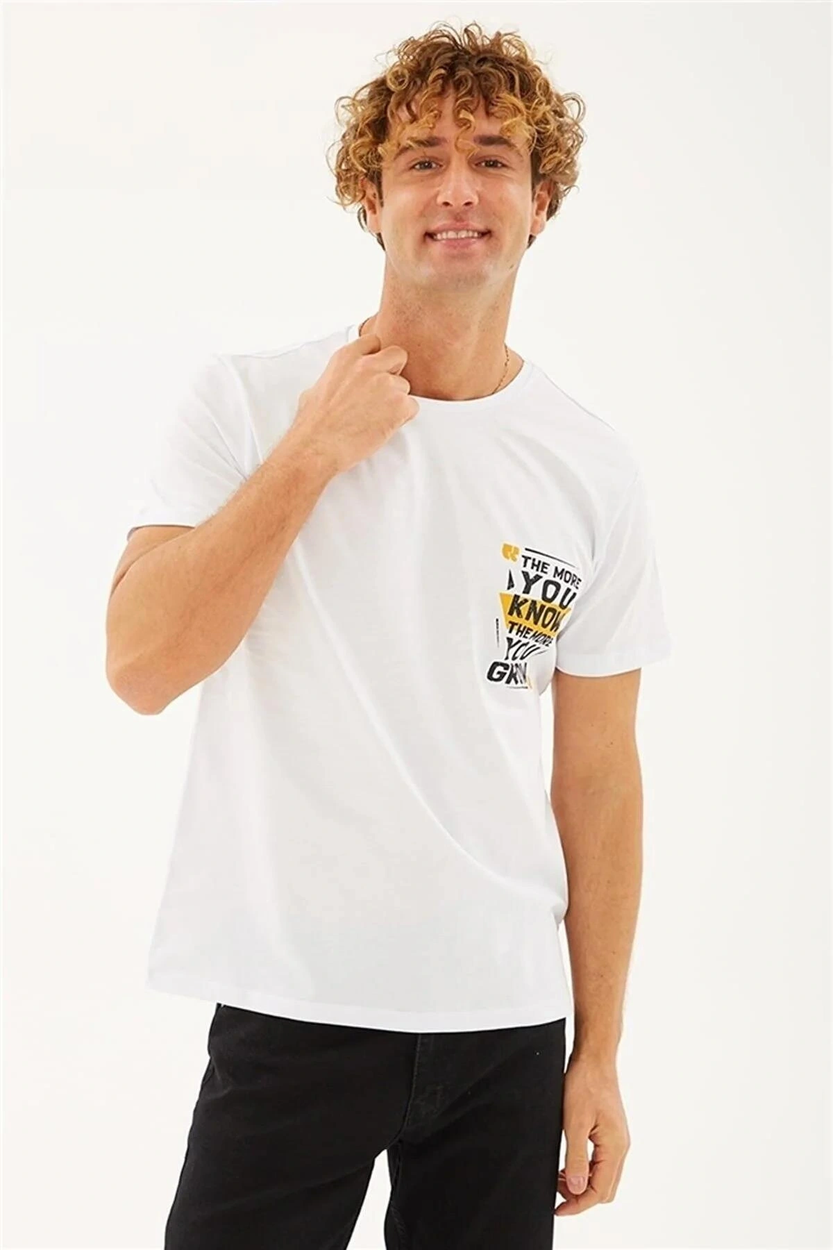 Baskılı T-shirt 23y-tst0694e1